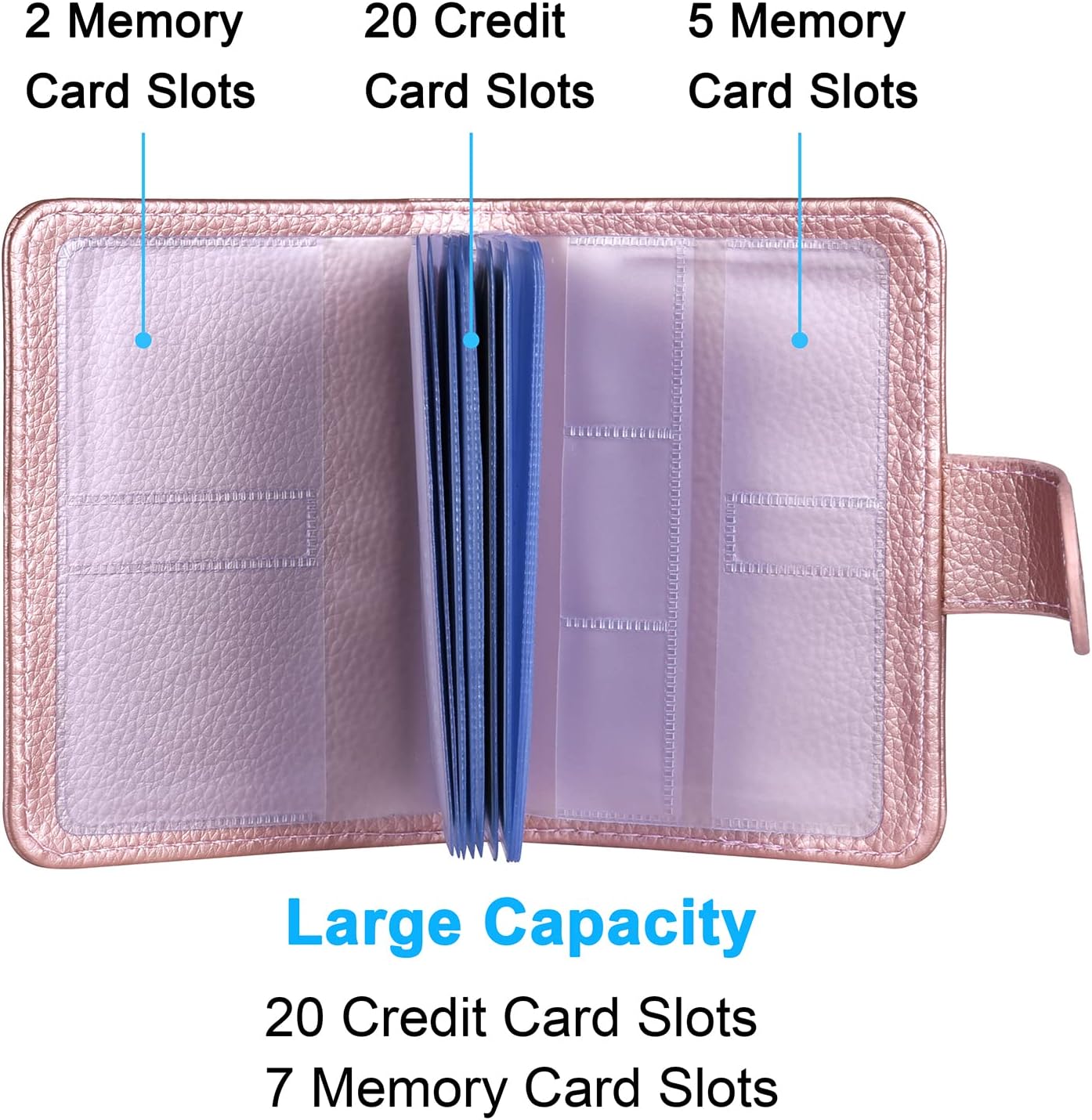 Wisdompro Credit Card Holder, Slim Leather RFID Blocking Wallet Debit Card Protector Organizer Case (Build in 20 Card Slot & 7 Small Cells for Memory Cards)-Vertical Black 58 717gFE44igL. AC SL1500 - northernschoolofshiatsu.co.uk