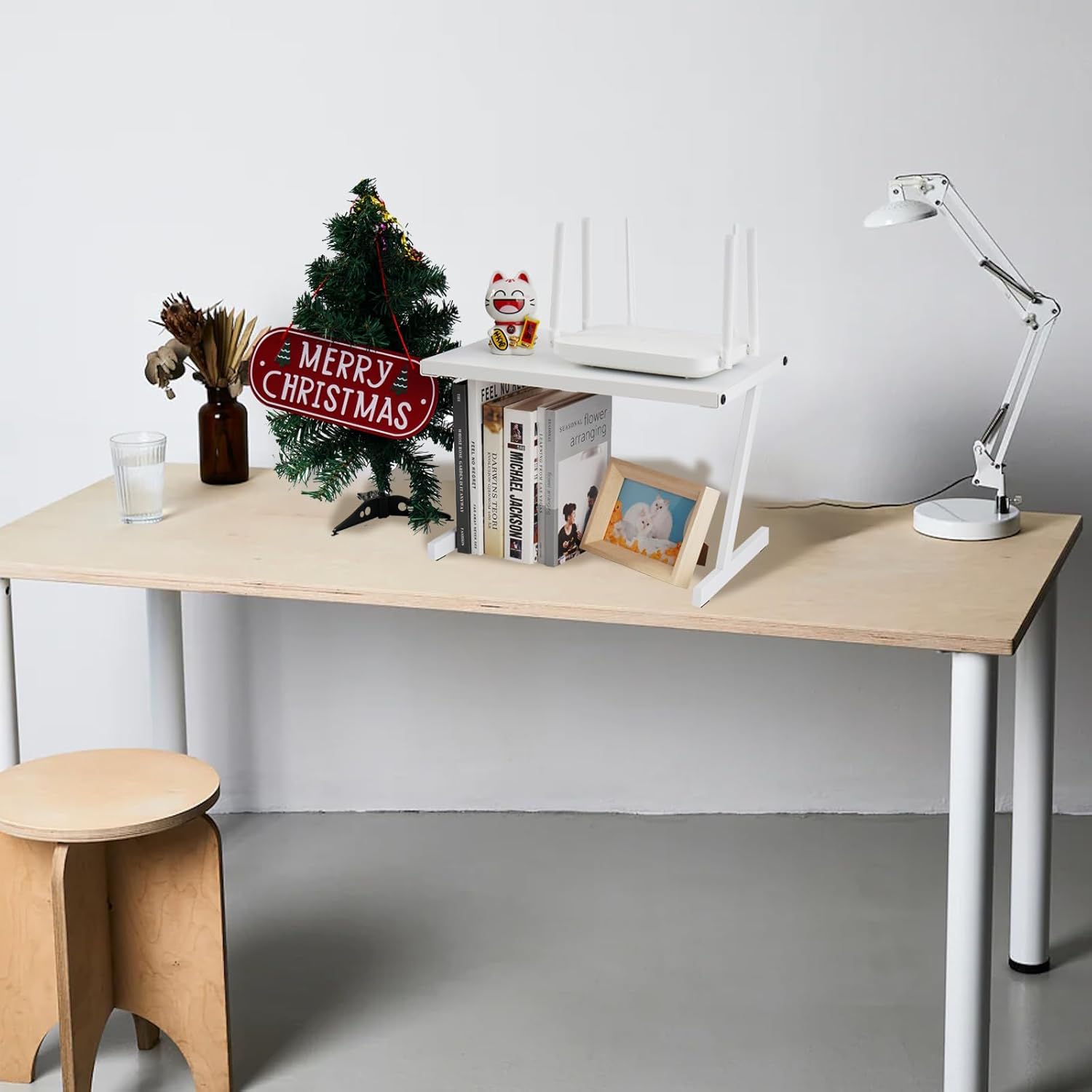 Versatile Printer Stand with Storage Portable Home Office Space-Saving Desktop Organizer Durable and Practical White 4 717nzScdSUL. AC SL1500 - northernschoolofshiatsu.co.uk