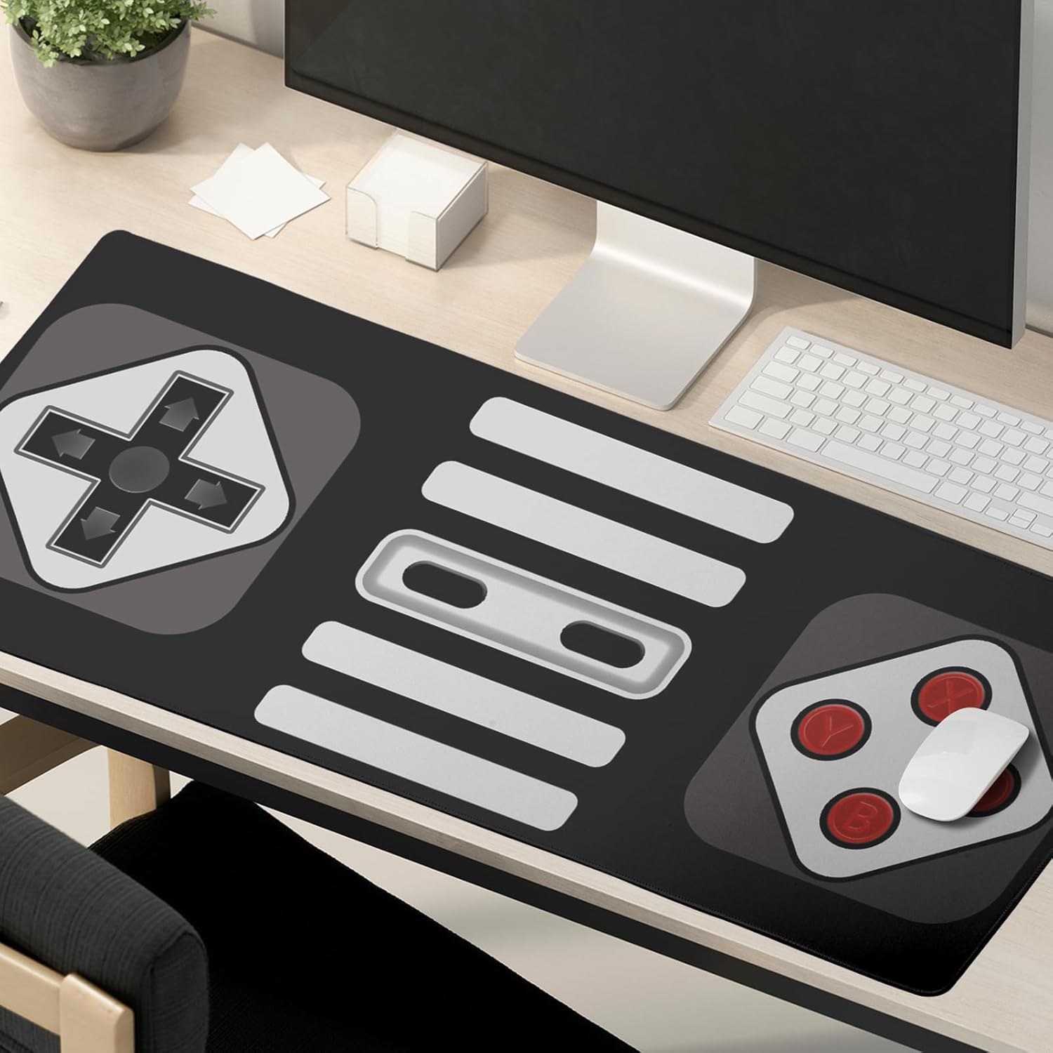 Black and White Mouse Pad 31.5”x11.8” Geometric Design Extended Large Mousepad Keyboard Mouse Mat Desk Pad Non-Slip Rubber Base Stitched Edge Large XXL Mousepad for Gaming Laptop Computer Desktop 160 718C6rGIt8L. AC SL1500 - northernschoolofshiatsu.co.uk
