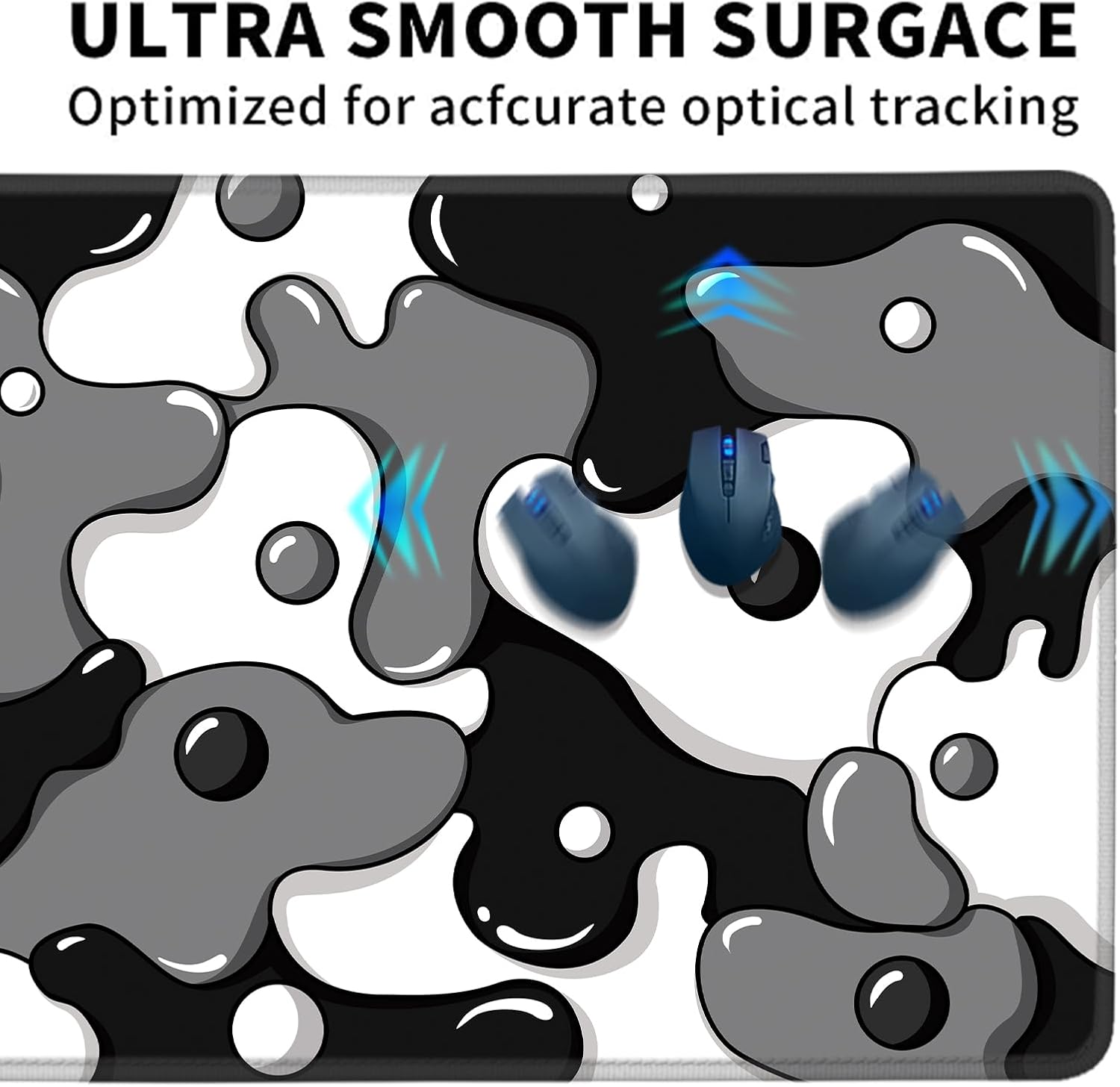 MEWOOCUE® Gaming Mouse Pad for Desk,Large Cute Black White Mousepad Laptop,Japanese Grey Anime Mouse Mat,Long XXL Waterproof Keyboard Pads,Big Non-Slip Mouse Pads for Game Office Home(31.5 x 15.7 in) 4 718UCXK XWL. AC SL1500 - northernschoolofshiatsu.co.uk
