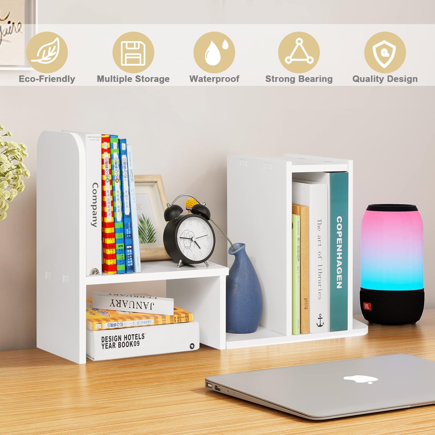Desktop Organizer Shelf Office Desk Storage Rack,Adjustable Table Storage Shelf,Countertop Bookshelf Small Table Shelves, Expandable Desktop Stand Bookshelf,Office Organization for Desk,White 7 718hePY7nIL. AC SL1500 - northernschoolofshiatsu.co.uk