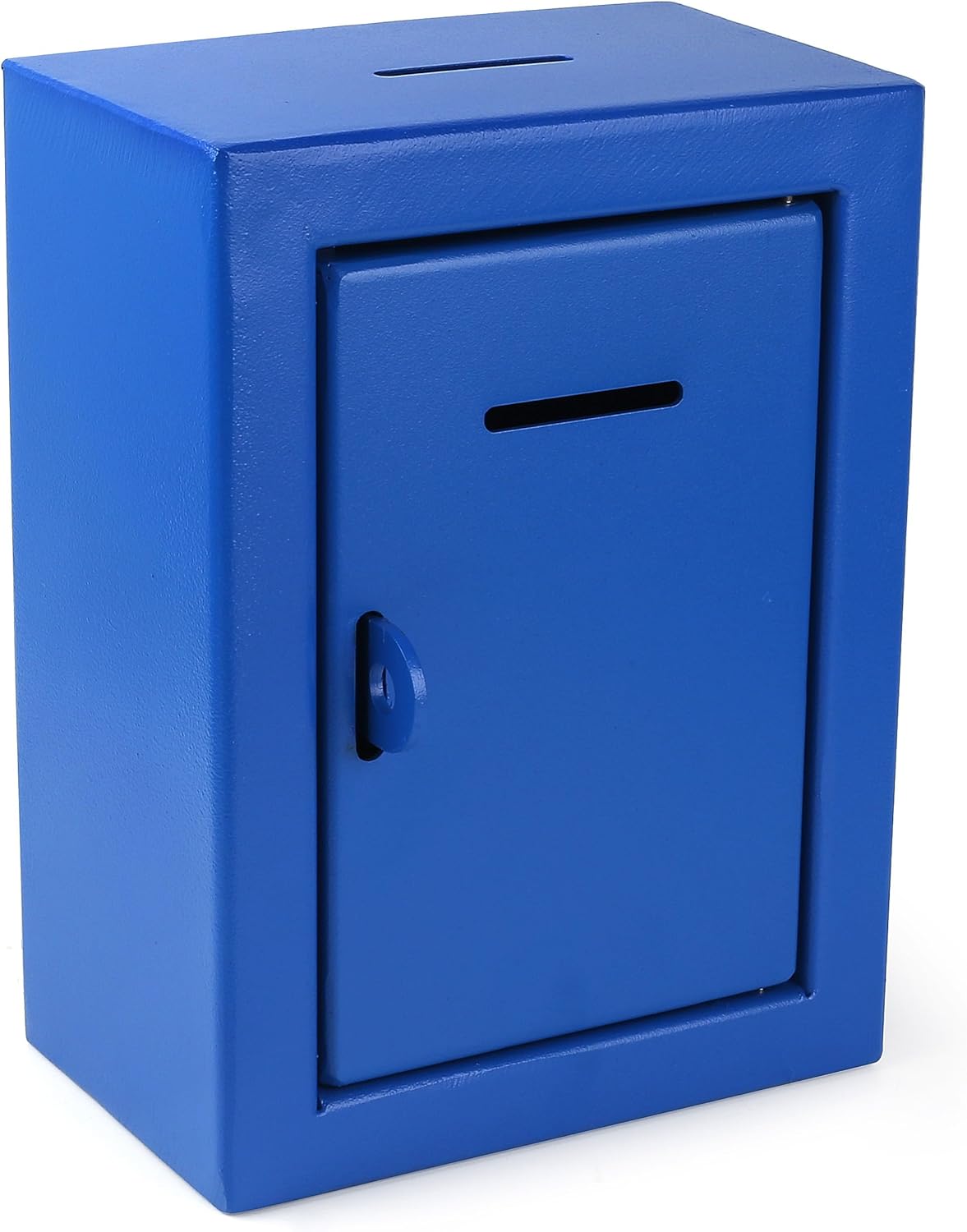 Metal Donation Box Charity Steel Collection Box Office Suggestion Box Secure Box With Top Slot and Lock with Keys Wall Mount with pre drilled holes 10x6x2.5" waterproof mailbox for Home Office(Gray) 13 718iRfpv1WL. AC SL1500 - northernschoolofshiatsu.co.uk
