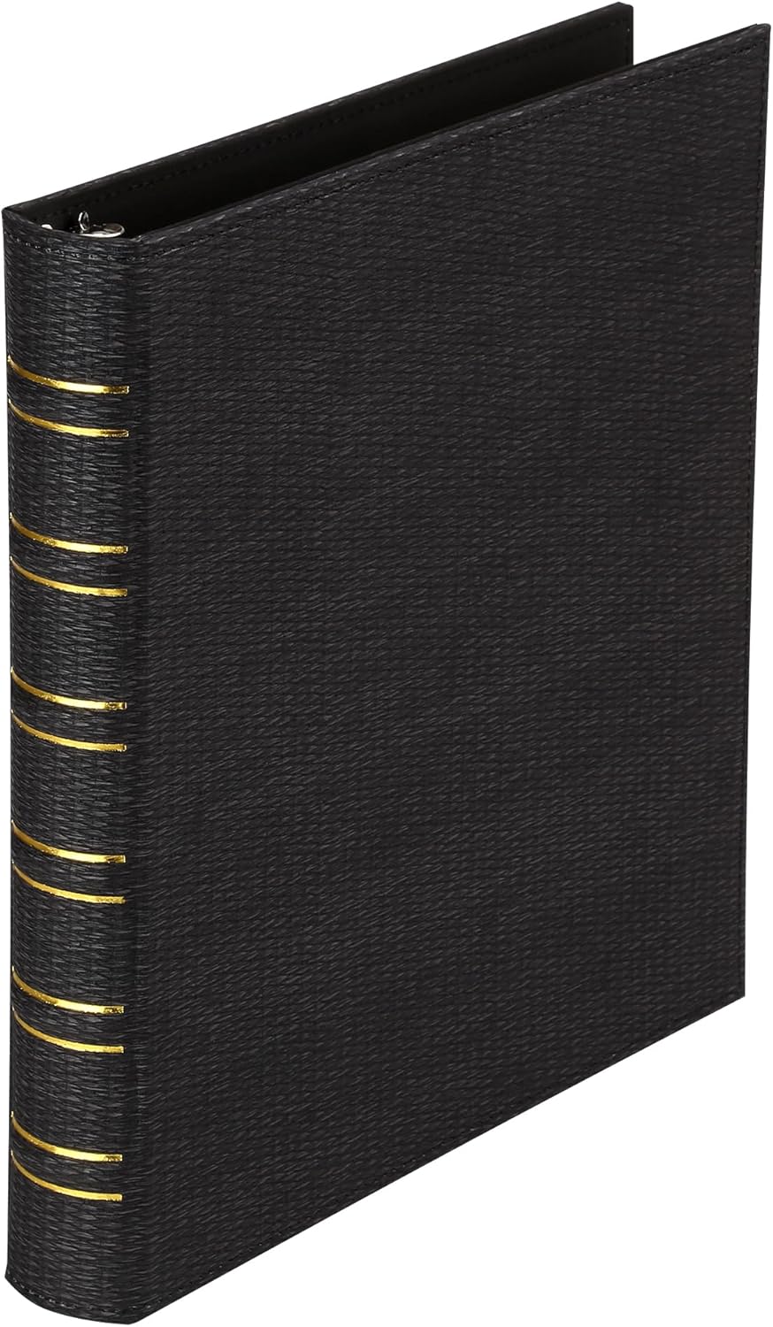 Vintage Hardback 3 Ring Binder 1 Inch, Professional Leather Binder 3 Ring, Three Ring Binders Fits 8.5" x 11", D Ring Binders for Photo Album, Home, School and Office Supplies- Black 1 718oAaZGJ5L. AC SL1500 - northernschoolofshiatsu.co.uk