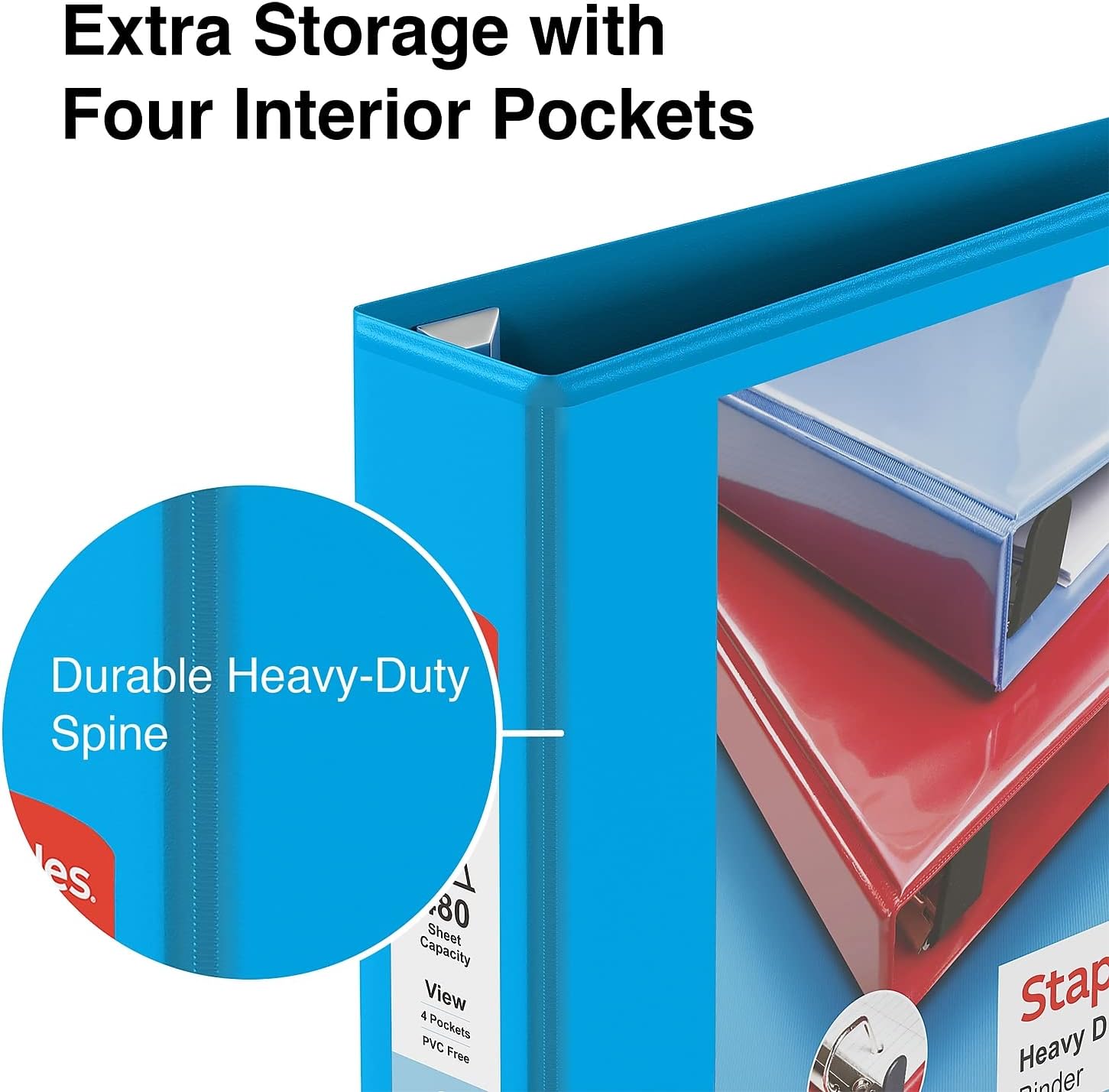 Staples 976049 Heavy-Duty 4-Inch D 3-Ring View Binder Navy Blue (26372) 214 718wvRDufWL. AC SL1500 - northernschoolofshiatsu.co.uk