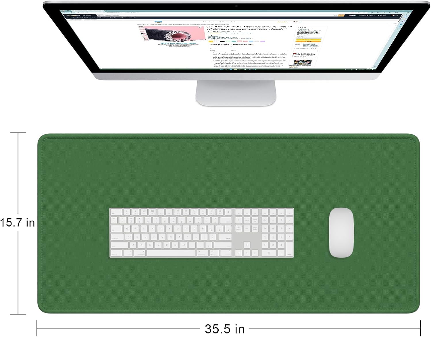 Dapesuom Large Mouse Pad, Extended Gaming Mouse Mat with Stitched Edges, Full Size Desk Mats with Non-Slip Base, Computer Big Desktop Keyboard Pad for Gamer, Laptop, Office, 23.6 x 11.8 in, Pink 170 7199WRbe0nL. AC SL1500 - northernschoolofshiatsu.co.uk