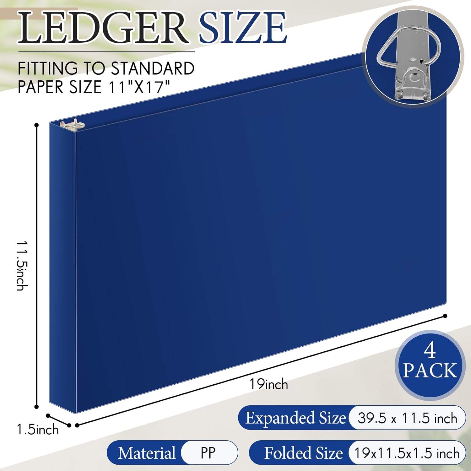4 Pcs 11 x 17 Inch 3 Ring Binders Slant Rings Heavy Duty View D Ring Binders Economy Holds 11" x 17" Paper for Artwork Blueprints, Office, Home, Work Places(White,1 Inch) 10 719Cvp+RHwL. AC SL1500 - northernschoolofshiatsu.co.uk