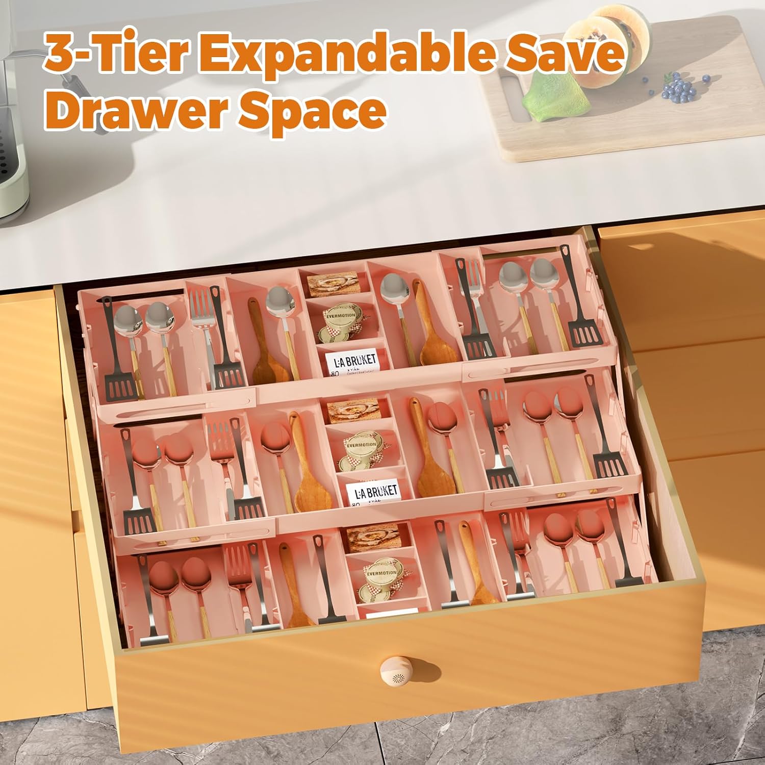 3 Tier Drawer Organizer - Expandable Junk Drawer Organizer Smart Office Supply Organizer, Folding Drawer Storage Multi-level Desk Organizer for Makeup,Jewelry,Cosmetics,Kitchen Storage (1 Row 3 Tier) 16 719FgSJvjTL. AC SL1500 - northernschoolofshiatsu.co.uk
