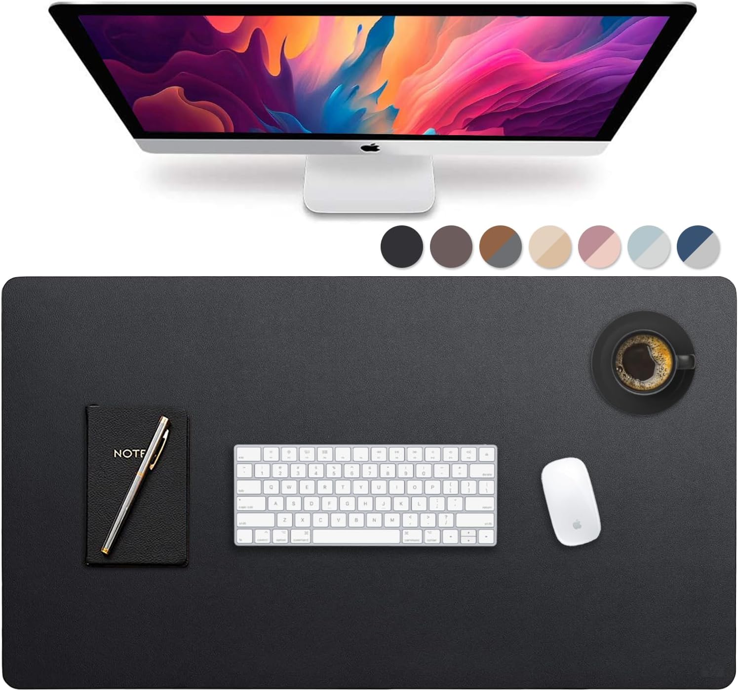 Leather Desk Pad 36" x 20", Vine Creations Office Desk Mat Waterproof Black - Premium Quality - Smooth Mouse Writing Surface - Maximum Protection Dual-Sided Pu Leather Blotter for Desk Office/Home 9 719Hd8PXjVL. AC SL1500 - northernschoolofshiatsu.co.uk