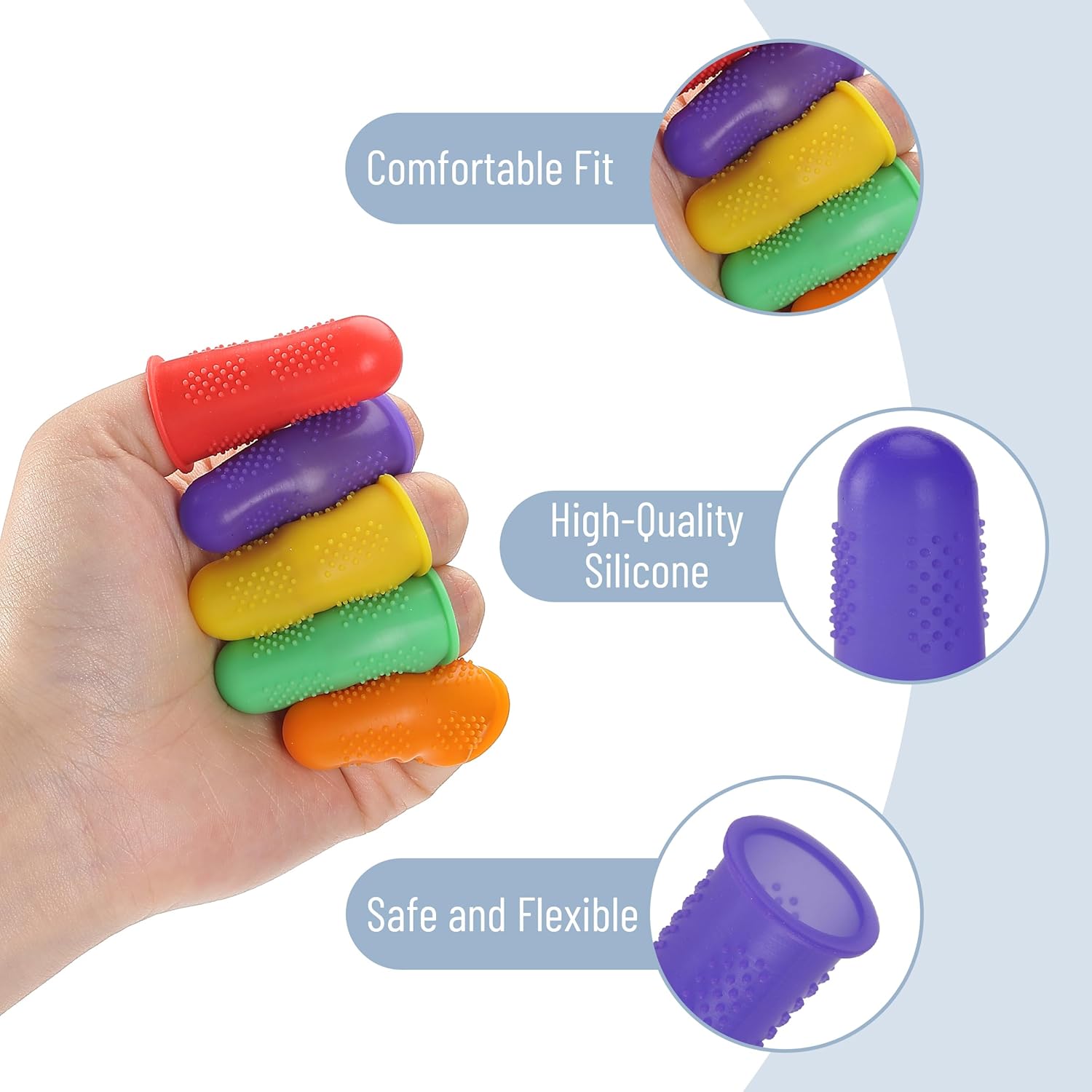 Mr. Pen- Hot Glue Gun Finger Protectors, 24 pcs, Silicone Thimble Finger Guard for Hot Glue 35 719RIBUR9RL. AC SL1500 - northernschoolofshiatsu.co.uk