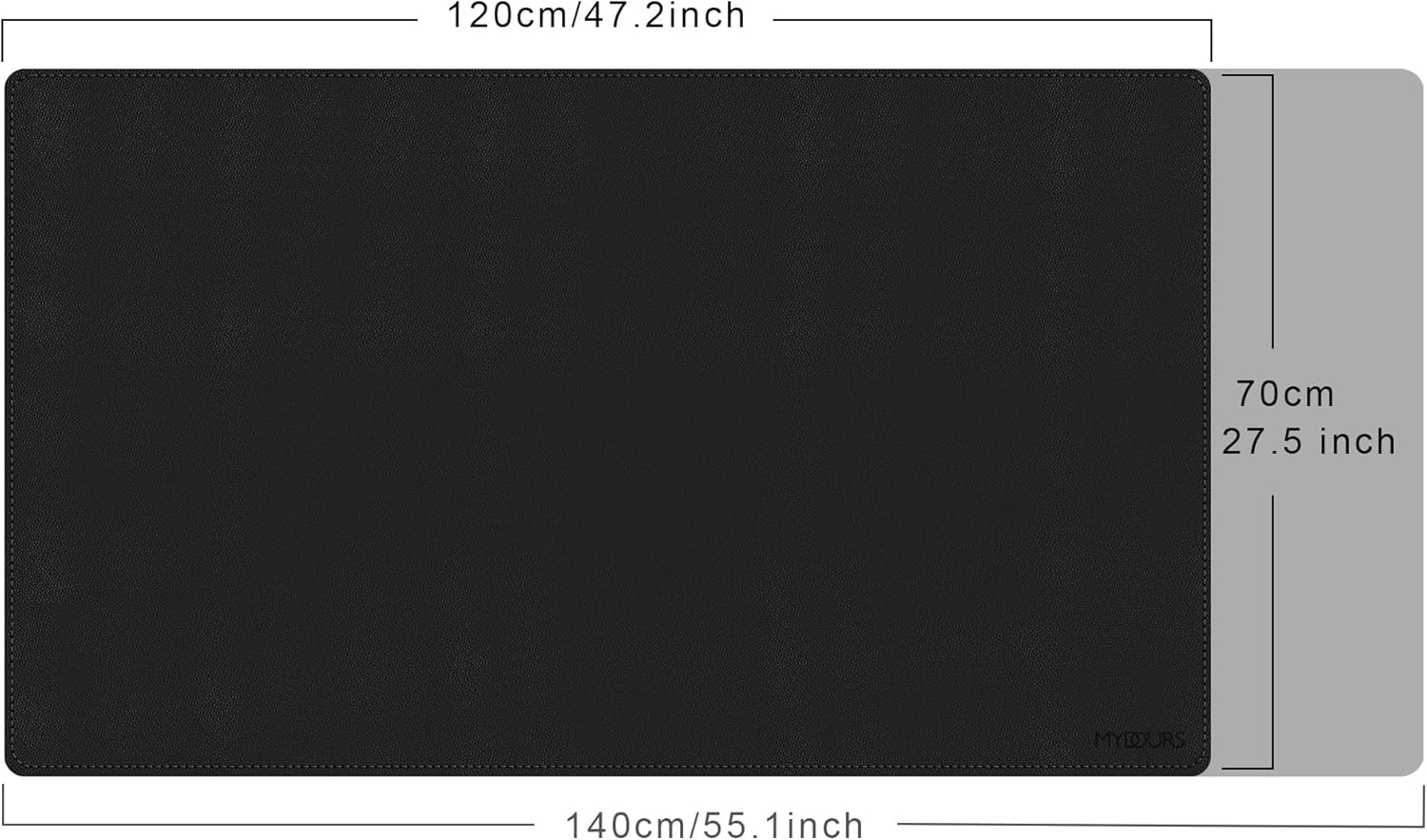 Mydours Cork & PU Leather Desk Mat, 40" x 20" Large Gaming Mouse Pad XL, Dual-Sided Portable Desk Pad Blotter, Keyboard Computer Desktop Protector for Gift Office Home (Brown) 82 719X1fT+HeL. AC SL1500 - northernschoolofshiatsu.co.uk
