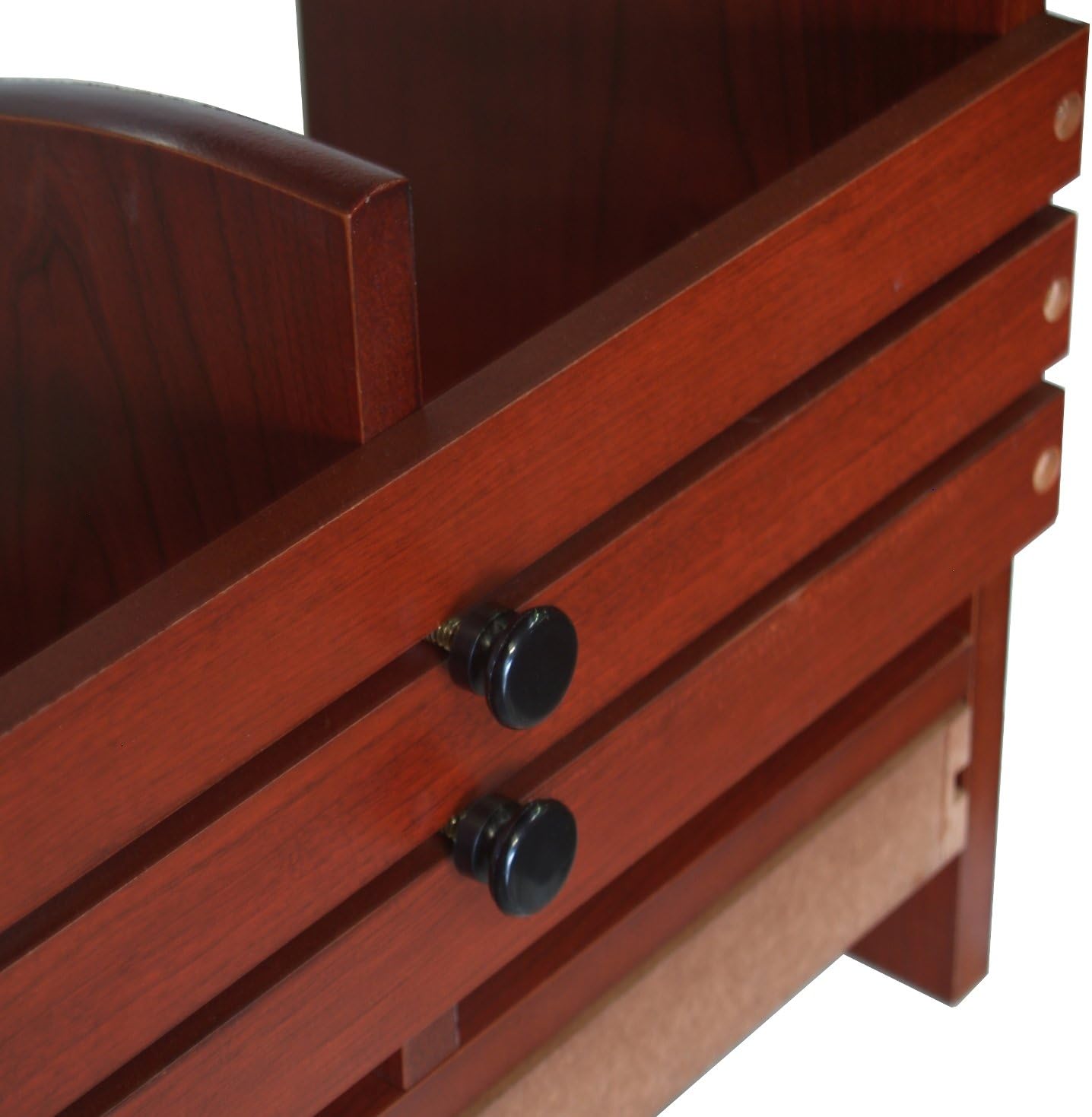 Proman Products Renaissance Desktop Red Wood Book Rack Adjustable with Drawer, 24" W x 8" D x 12" H, Reddish Walnut 4 719Z+EmmA0L. AC SL1469 - northernschoolofshiatsu.co.uk