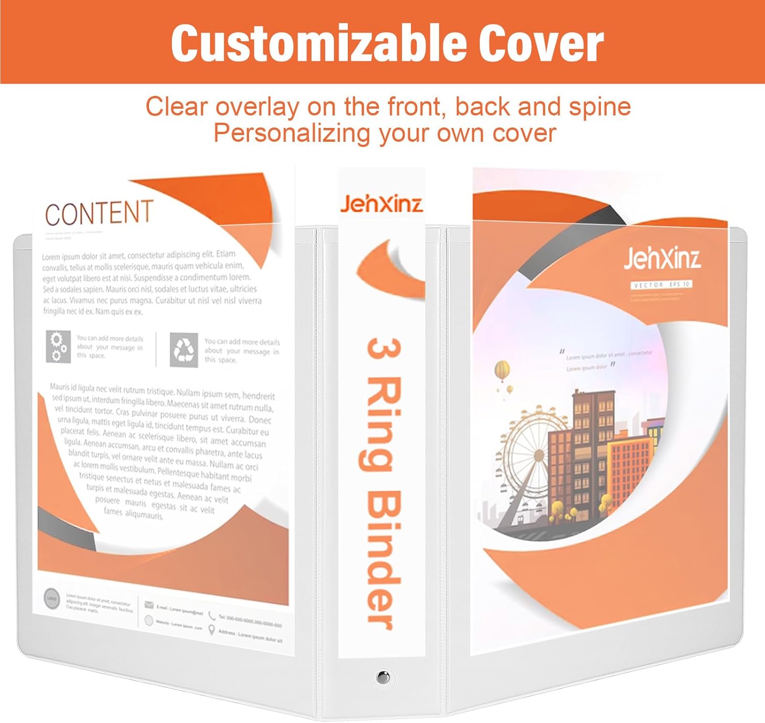 2-inch 3-Ring-Binders with Pockets, Durable 2'' View-Binder Fits US Letter Size 8.5'' x 11'' Paper - White Presentation Binders for Office/Home/Back to School Use, Pack of 6 (2-inch) 4 719Zi2jItXL. AC SL1500 - northernschoolofshiatsu.co.uk