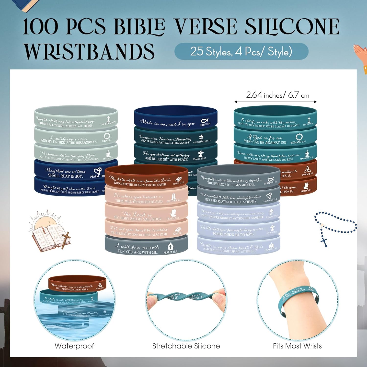 Cunno 100 Set Plan of Salvation Gospel Tracts Cards Bookmarks and Bible Verse Silicone Bracelets Bulk for Evangelism Scripture Pocket Prayer Gifts for Women Men Ministering Father Days Gift 2 719whSsaXpL. AC SL1500 - northernschoolofshiatsu.co.uk