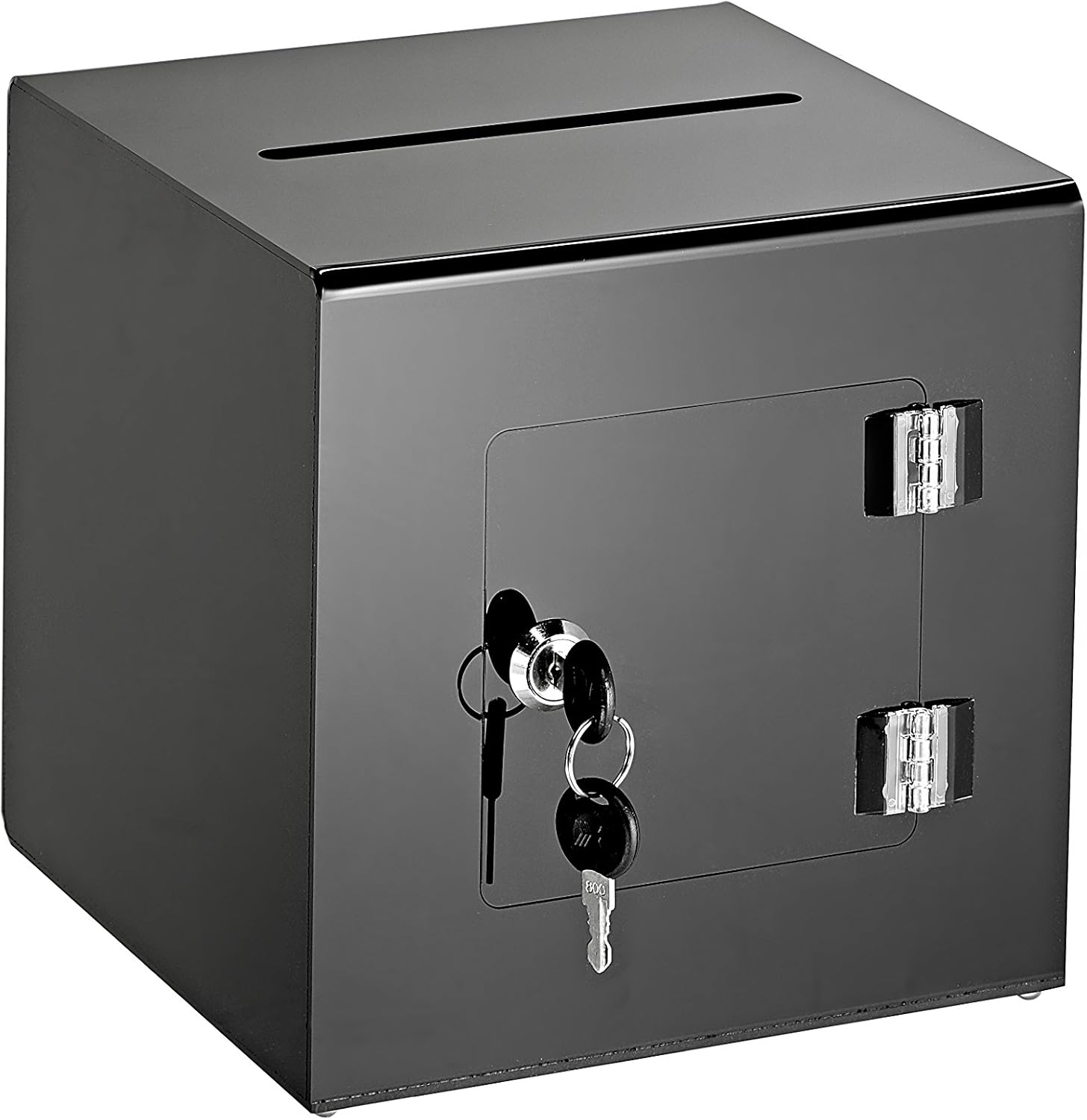 AdirOffice 8" x 8" Acrylic Ballot Box Donation Box with Easy Open Rear Door - Durable Acrylic Box with Lock - Ideal For Voting, Charity & Suggestion Collection - Black 1 71AdoQbm EL. AC SL1500 - northernschoolofshiatsu.co.uk