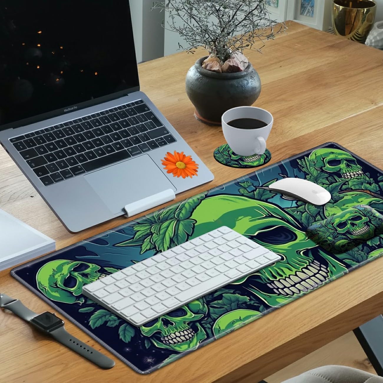 Desk Mat Gaming Mouse pad for Laptop,I can Do All Things Through Christ Who Strengthens Me Bible Quote Printed Customized Design Desk pad, Home Office Accessories, with Coasters & Cute Stickers 63 71BB81QXqiL. AC SL1300 - northernschoolofshiatsu.co.uk