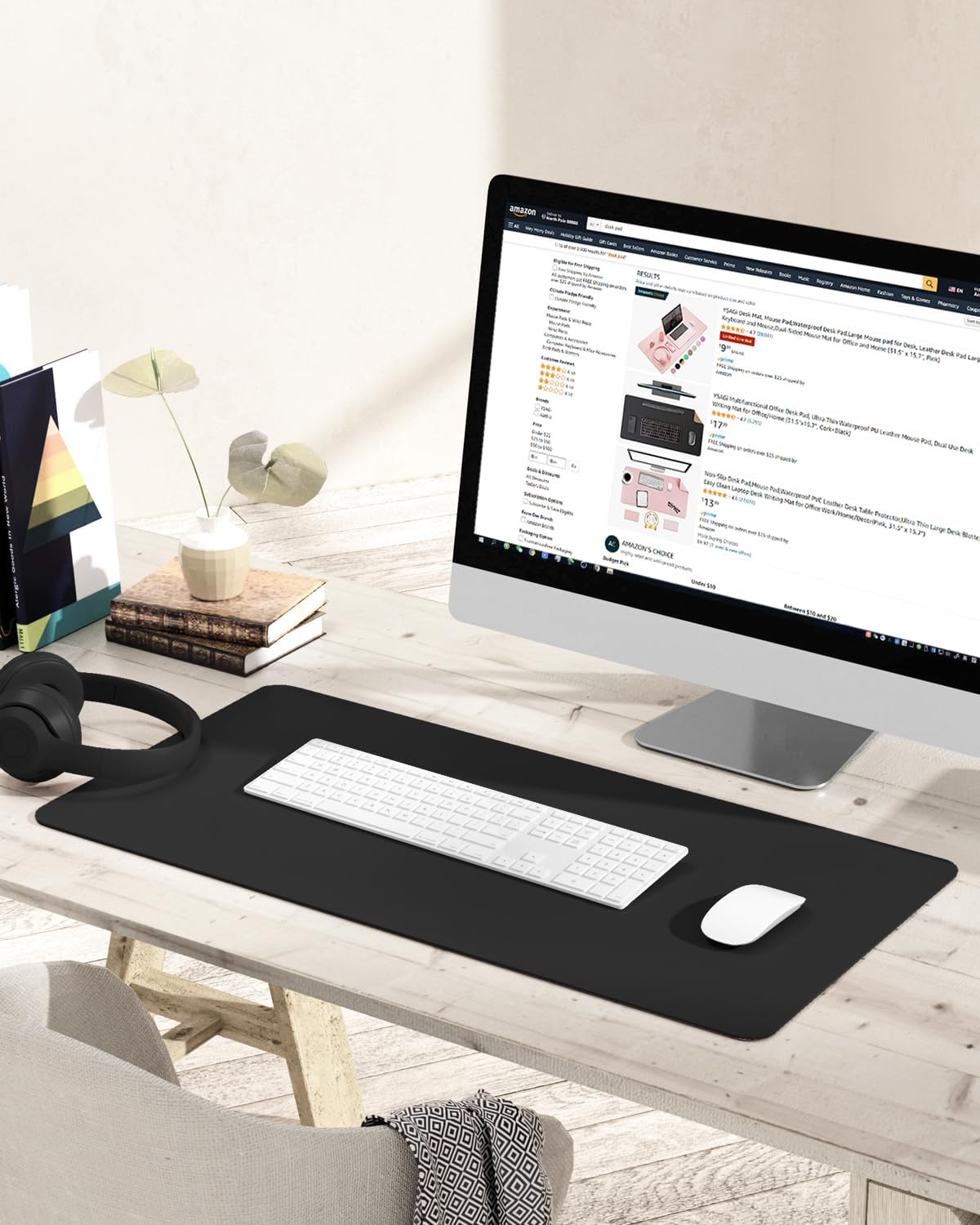 YSAGi Non-Slip Leather Desk Pad, Waterproof Laptop Computer Desk Keyboard Mat, Table Protector Blotter Mat, Large Mouse Pad for Office/Work/Home/Decor(Pink, 23.6" x 13.7") 68 71BHtoyPQHL. AC SL1500 - northernschoolofshiatsu.co.uk