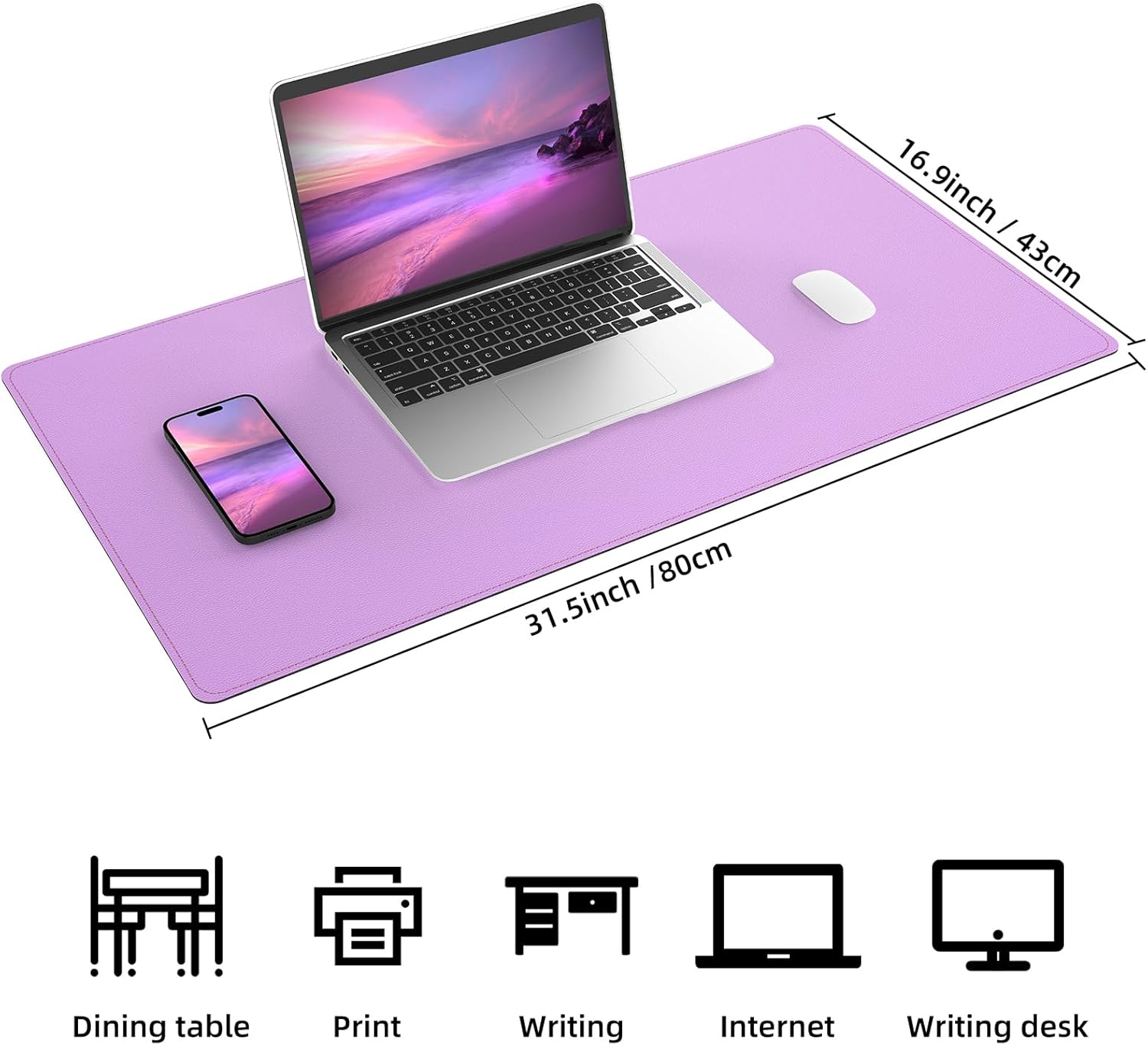 Large Desk Mat 47.2" x 17" Leather Desk Pad Protector with Natural Cork & PU Leather, Non-Slip Office Desk Mat, Large Mouse Pad, Waterproof Desk Blotter pad for Office&Home(Black) 141 71BP5V1kpcL. AC SL1500 - northernschoolofshiatsu.co.uk
