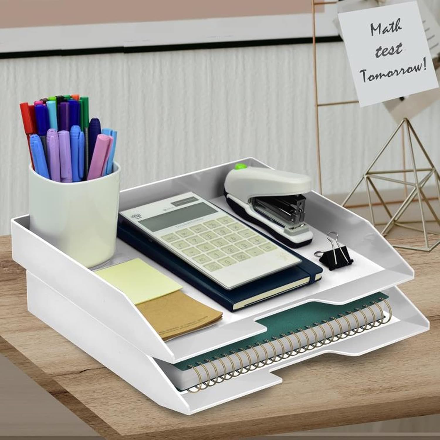 Acrimet Stackable Letter Tray 2 Tier Side Load, Plastic, Desktop File Organizer (White Color) 2 71BT3 tZdKS. AC SL1500 - northernschoolofshiatsu.co.uk