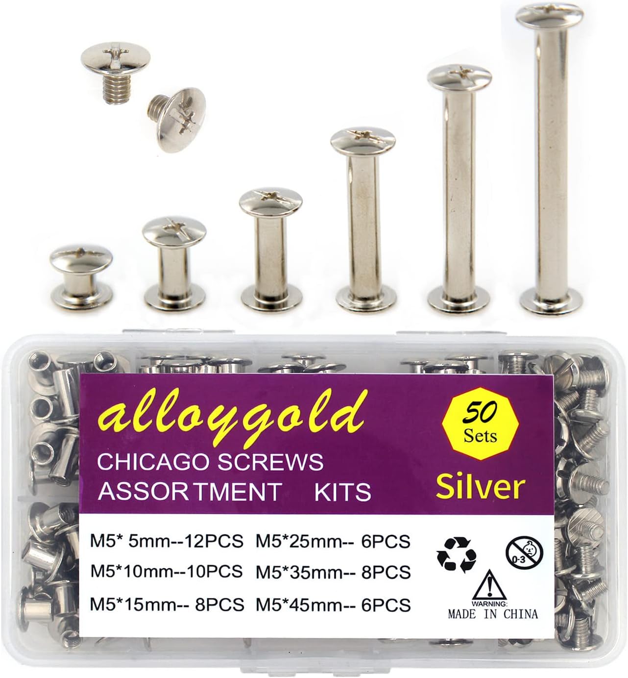 100 Pcs (50 Pair) Gun Black Phillips Chicago Binding Screws Assorted Kits,6 Sizes of Flat Head Rivet Hollow Binding Screws Posts, for Leather Saddles Purses Belt Repair(M5x5/10/15/25/35/45) 68 71BVFEG6WkL. AC SL1500 - northernschoolofshiatsu.co.uk