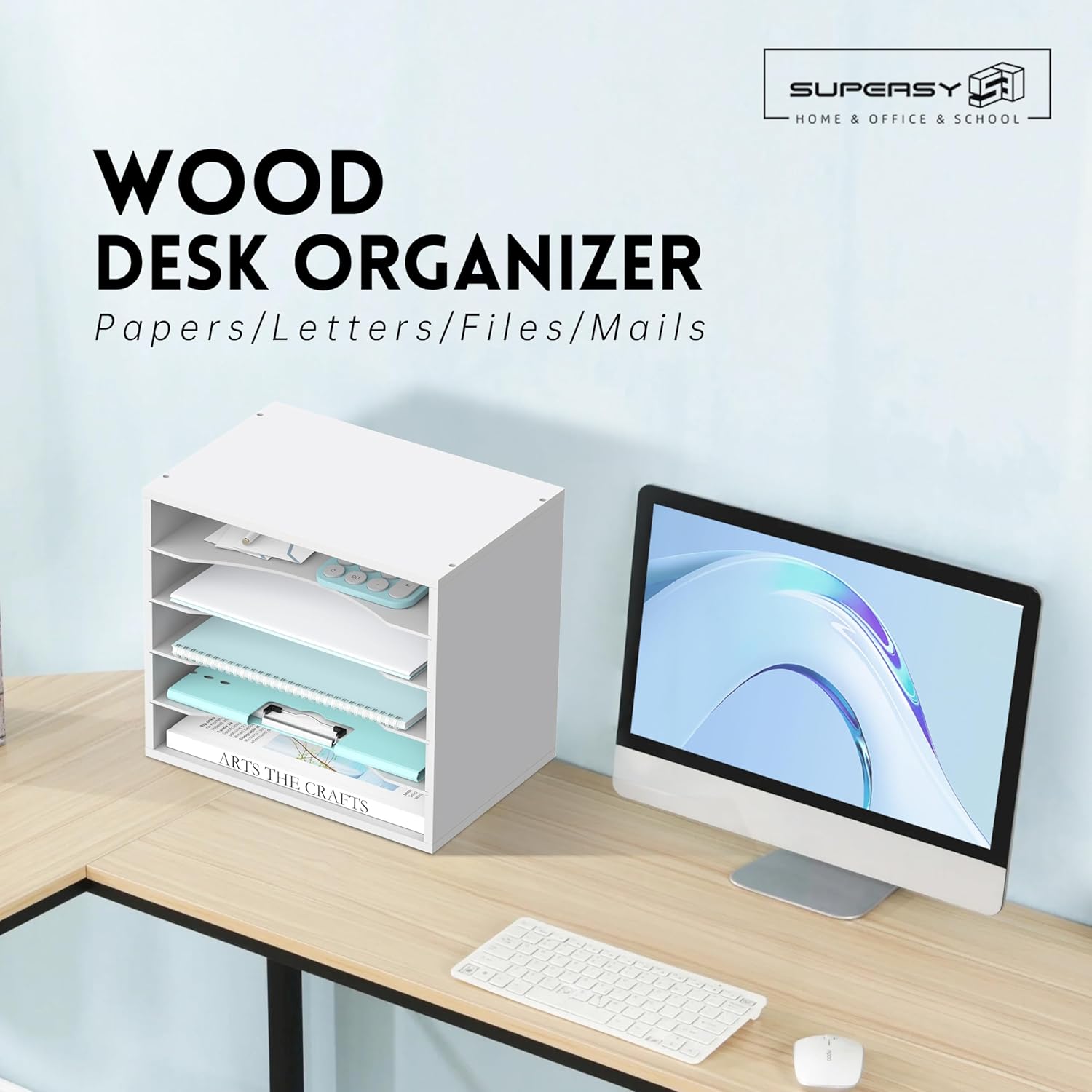 SUPEASY Wood Desk Organizer, 3 Tier Paper File Organizer for Desk, Wooden Desktop Organizer, Paper Letter Literature Mail Sorter, for Office School & Home Organization, Pink 44 71BaqhkBbYL. AC SL1500 - northernschoolofshiatsu.co.uk