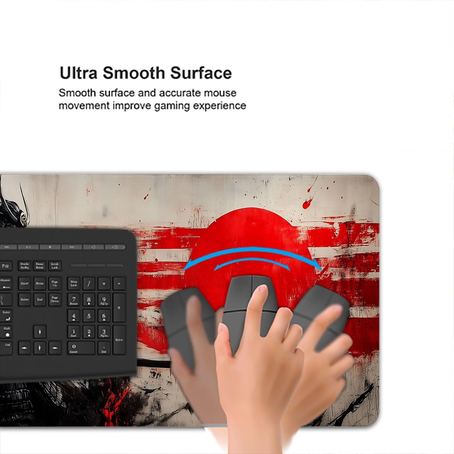 Japanese Samurai Desk Mat Anime Graffiti Large Gaming Mouse Mat with Stitched Edges,Non-Slip Waterproof Rubber Base Mous Mat 31.5"x11.8" Office Computer Keyboard Laptop Home 77 71BqU NMe5L. AC SL1500 - northernschoolofshiatsu.co.uk