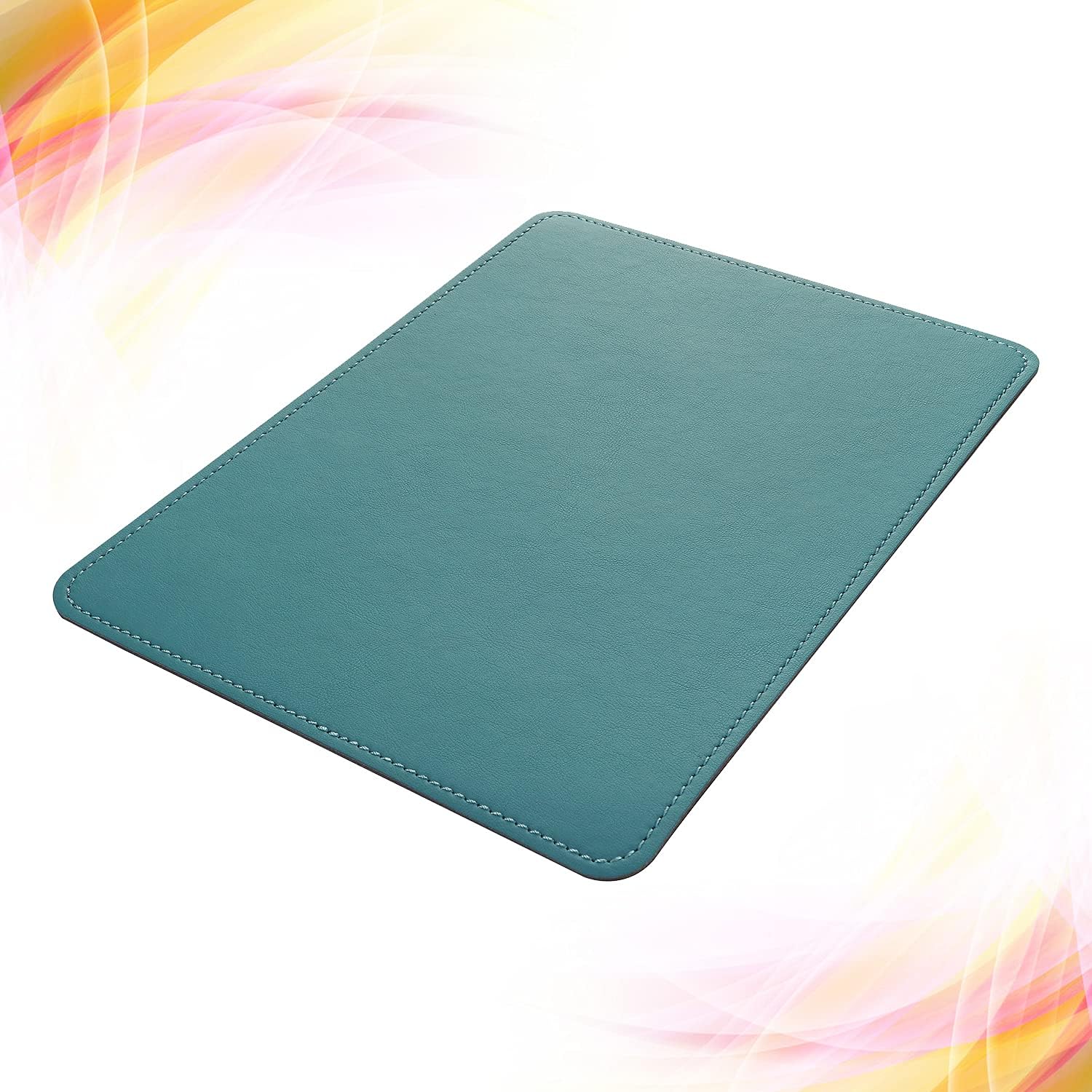 Mouse Pad, PU Mouse Pad,Leather Mouse Pad with Stitched Edge Micro-Fiber Base with Non-Slip Waterproof,Mouse Pad for Computers,Laptop, 8x11Inch (Caramel Brown) 210 71BrdC+iAUS. AC SL1500 - northernschoolofshiatsu.co.uk