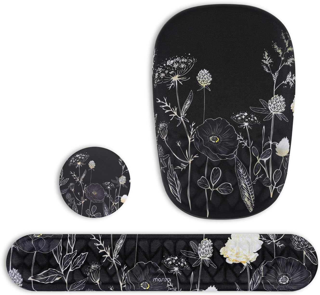 MOSISO Keyboard Wrist Rest&Ergonomic Slope Design Mousepad Wrist Rest Support&Coaster, Massage Non-Slip&Pain Relief Easy Typing Cushion with Memory Foam for Home Office, Retro Flower 1 71Bvph1AmtL. AC SL1500 - northernschoolofshiatsu.co.uk