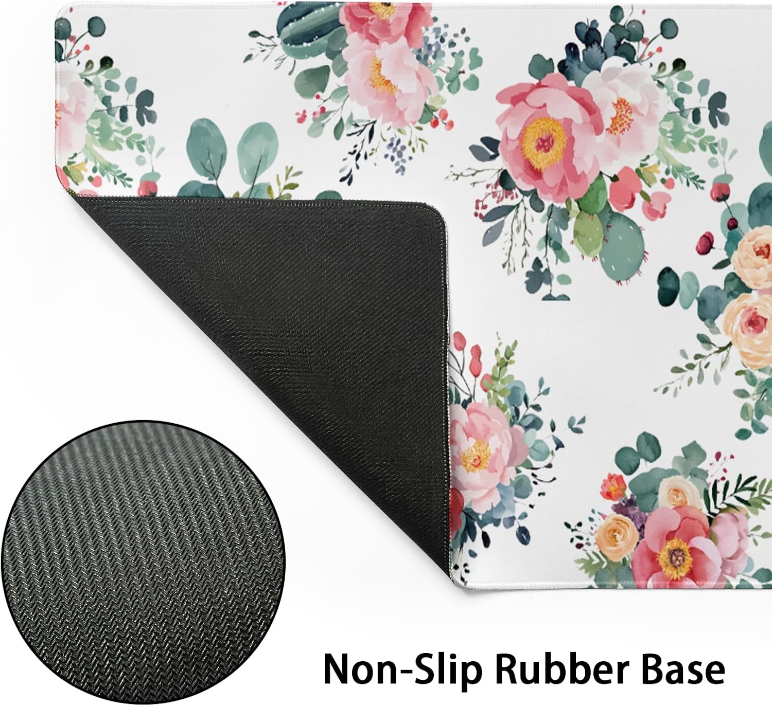 Large Floral Mouse Pad Extended Gaming Mousepad 31.5"x11.8" Vintage Aesthetic Black Desk Mat Flower Mouse Pad Plant Wildflower Mousepad XXL Laptop Computer Keyboard Mats for Desk Office 100 71ByoHHWXgL. AC SL1500 - northernschoolofshiatsu.co.uk