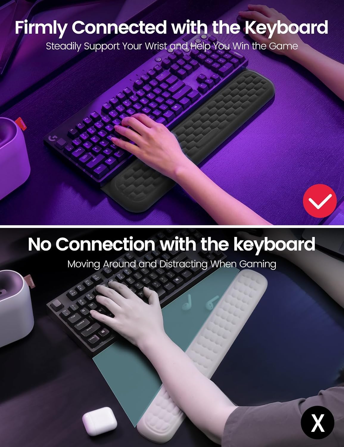 Mechanical Keyboard Wrist Rest with Sticker, Full-Size Gaming Keyboard Support Pad, Desk Ergonomic Cushion for Computer Typing Office Work Home Gaming, Soft Memory Foam Arm Palm Hand Pain Relief Gift 3 71C08Y73LcL. AC SL1500 - northernschoolofshiatsu.co.uk