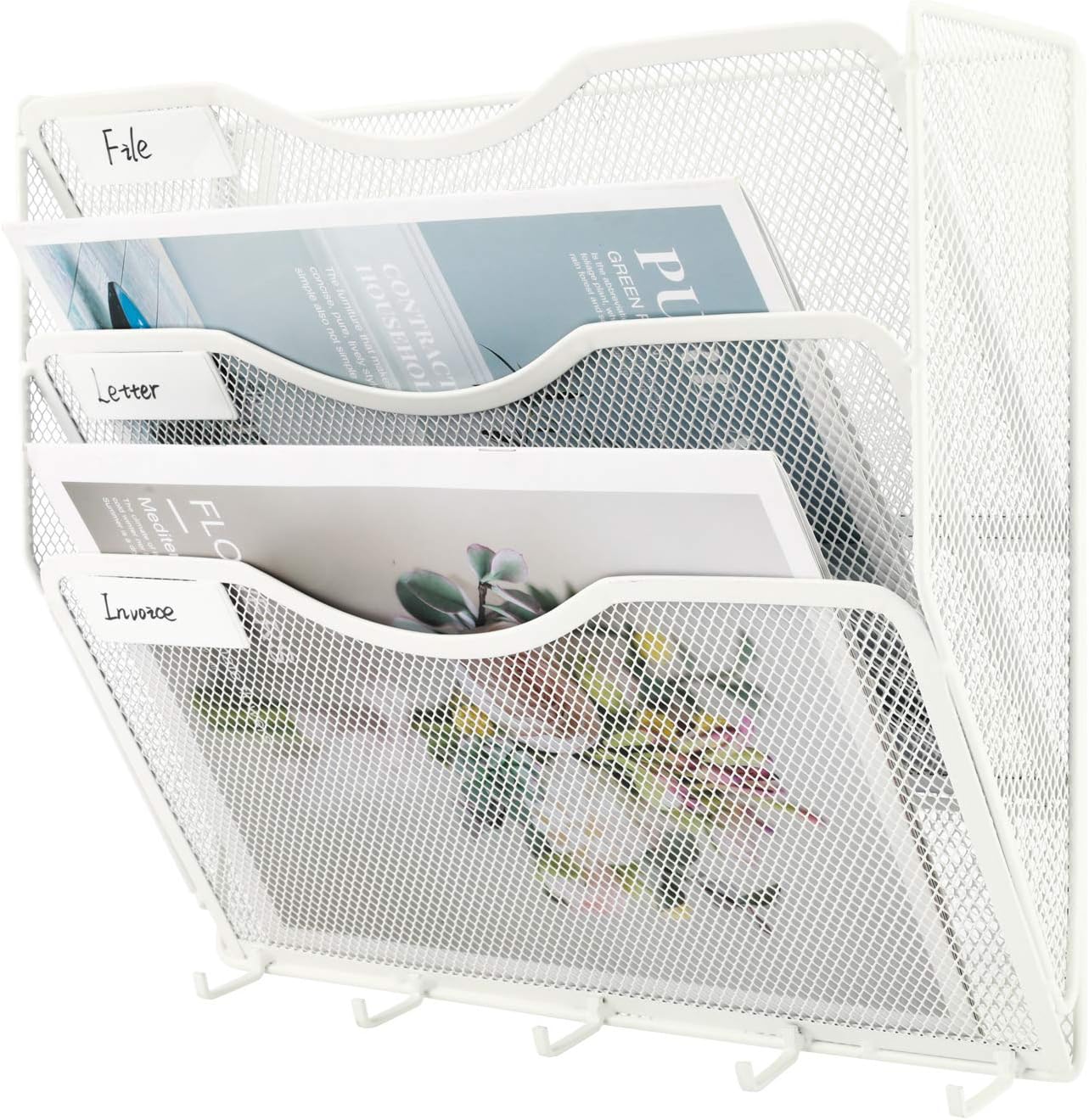 EasyPAG Wall File Holder 5 Pocket Mesh Hanging Wall Organizer Vertical Hanging File Folder Holder Magazine Rack with Nametag Label for Mail Paper Organization,Black 87 71CNi1hQ0hL. AC SL1500 - northernschoolofshiatsu.co.uk