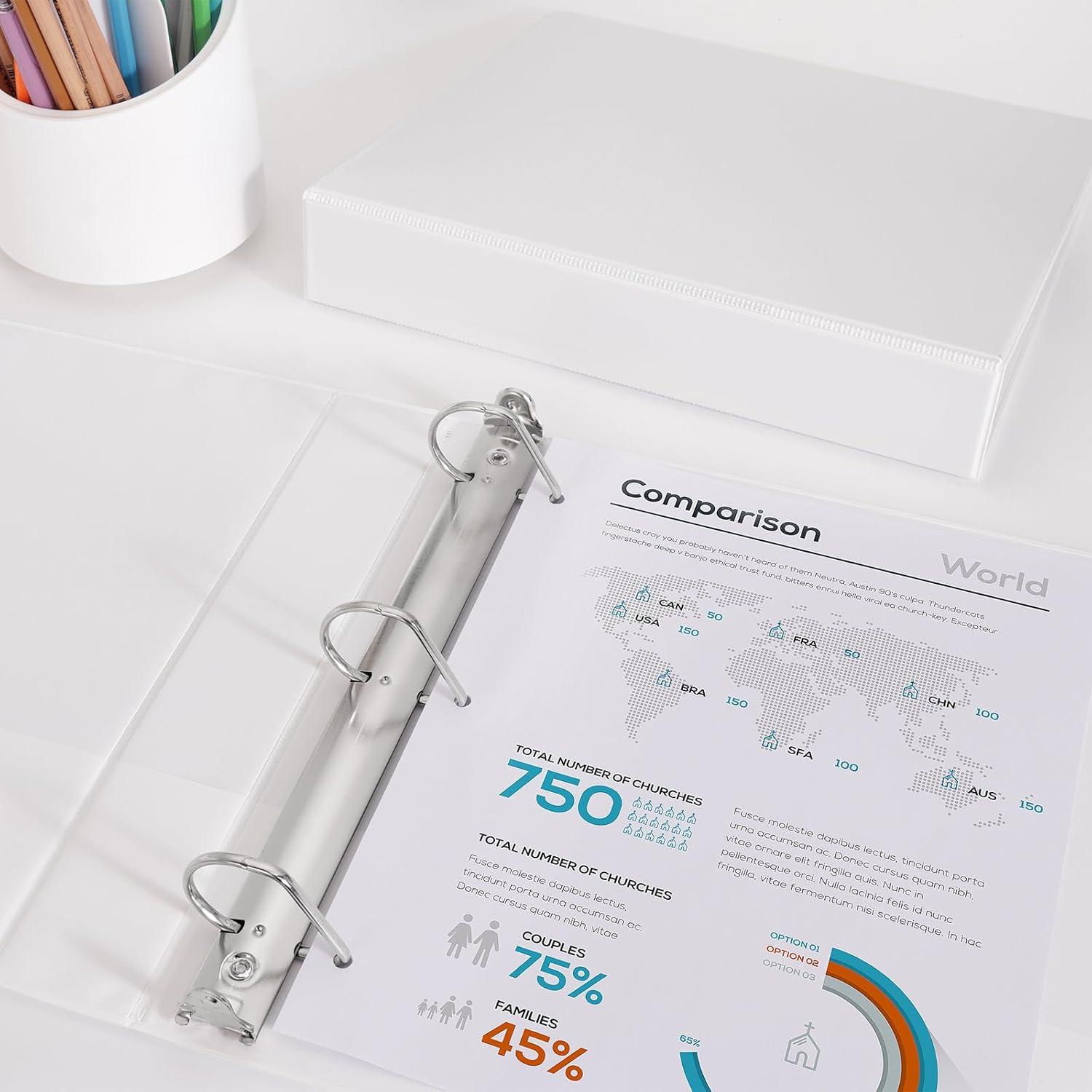 Comix Sturdy 1.5 Inch D-Ring Binders, 1.5'' 3 Ring Binder with Clear View Cover, 1-1/2 Inch Rings Holds 350 Sheets of 8.5" x 11" Paper, 6 Packs (White) 36 71Cbsc9aUoL. AC SL1500 - northernschoolofshiatsu.co.uk