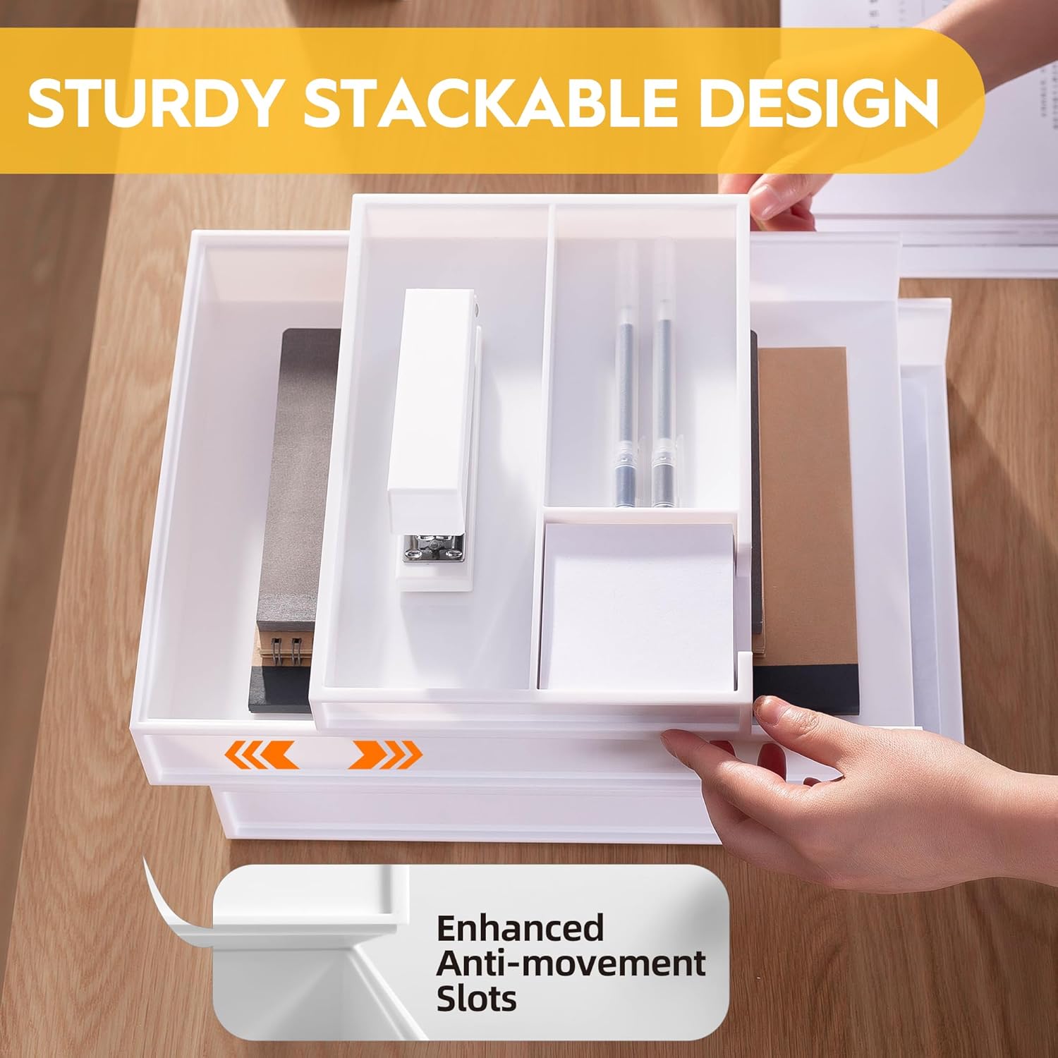 Eufrozy 3 Tier Stackable Letter Tray Paper Organizer, White Desk Paper Tray for Office Desktop Organizing, Cardboard Inbox, File Sorter, A4 Paper Turn in Tray, Document Storage, Mail Holder 4 71DU7aC kiL. AC SL1500 - northernschoolofshiatsu.co.uk