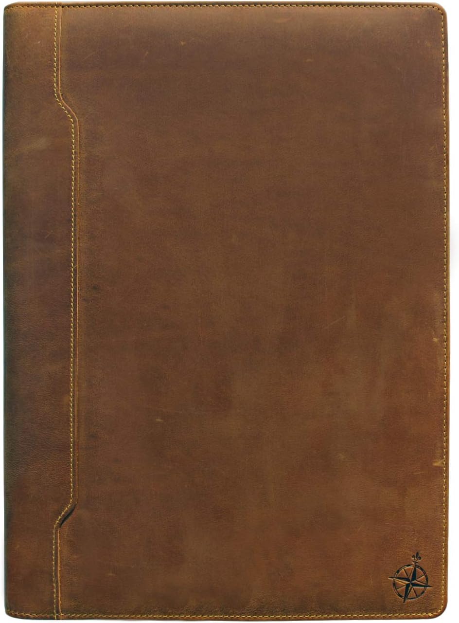 Wanderings Brown Alligator Pattern Leather Padfolio - 10x13" - Professional Organizer and Resume Folder Crocodile Leather Print Document Portfolio with Writing Pad. Ideal Gift for Men and Women 6 71E+y7HtsEL. AC SL1500 - northernschoolofshiatsu.co.uk