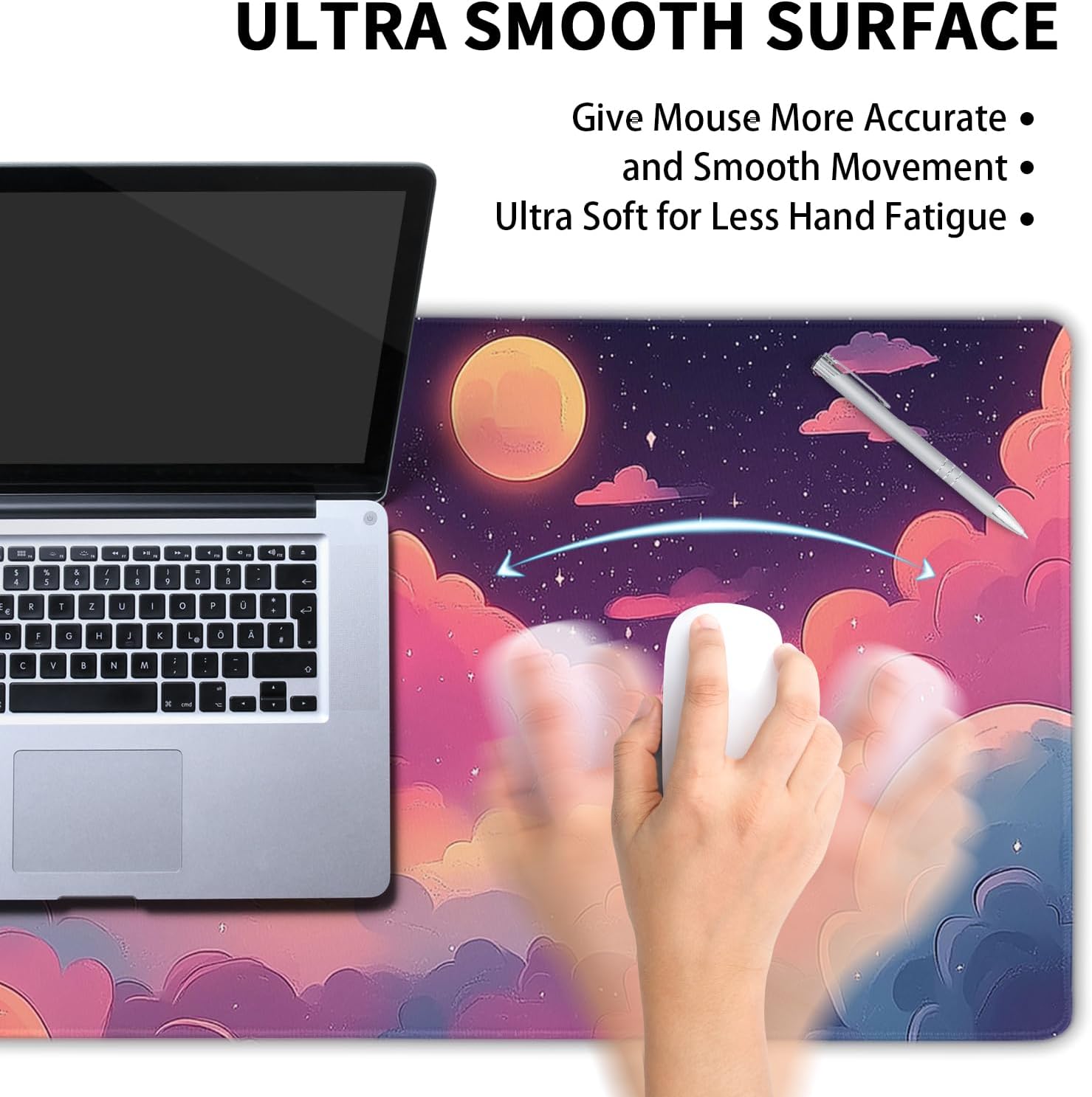 Large Floral Mouse Pad Extended Gaming Mousepad 31.5"x11.8" Vintage Aesthetic Black Desk Mat Flower Mouse Pad Plant Wildflower Mousepad XXL Laptop Computer Keyboard Mats for Desk Office 143 71ELemK9woL. AC SL1500 - northernschoolofshiatsu.co.uk
