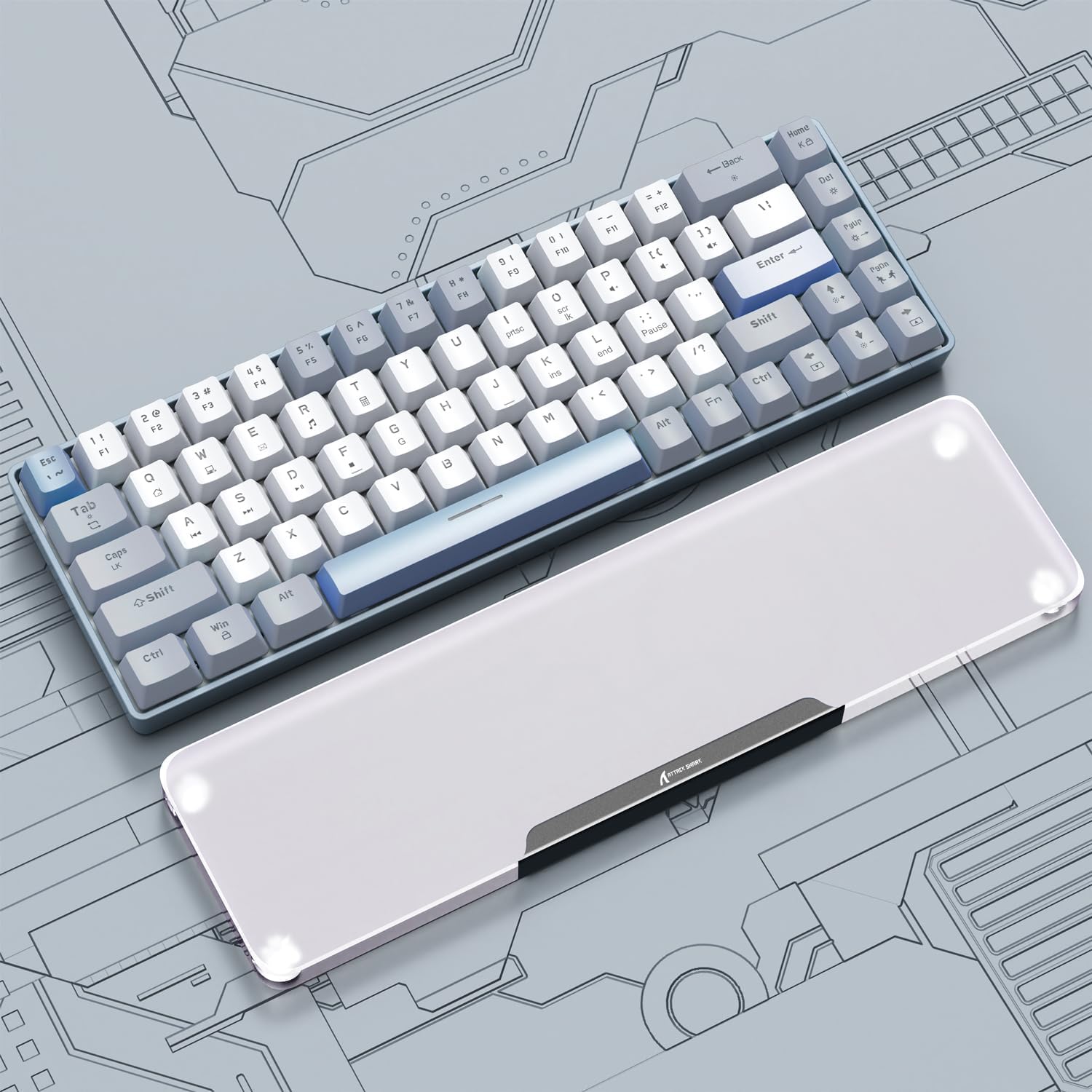 Acrylic Gaming Keyboard Wrist Rest,Clear Ergonomic Palm Rest with Anti-Slip Base,Customized Metal CNC Aluminum Alloy Logo for Compact 60% Computer Keyboard,Office,Home,Laptop,Mac,Easy Typing-Black 14 71ETuiD172L. AC SL1500 - northernschoolofshiatsu.co.uk