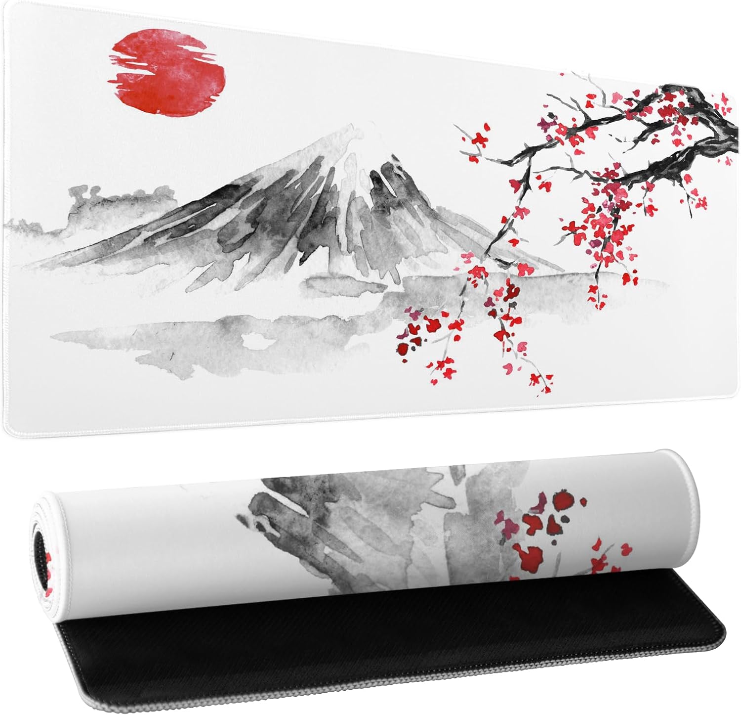 Large Floral Mouse Pad Extended Gaming Mousepad 31.5"x11.8" Vintage Aesthetic Black Desk Mat Flower Mouse Pad Plant Wildflower Mousepad XXL Laptop Computer Keyboard Mats for Desk Office 178 71EcFSBtuoL. AC SL1500 - northernschoolofshiatsu.co.uk