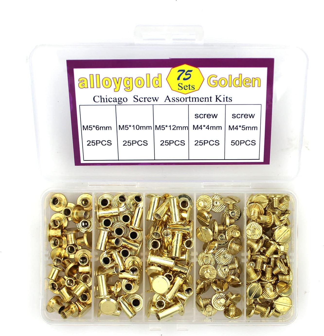 100 Pcs (50 Pair) Gun Black Phillips Chicago Binding Screws Assorted Kits,6 Sizes of Flat Head Rivet Hollow Binding Screws Posts, for Leather Saddles Purses Belt Repair(M5x5/10/15/25/35/45) 4 71EoDs7NkhL. AC SL1500 - northernschoolofshiatsu.co.uk