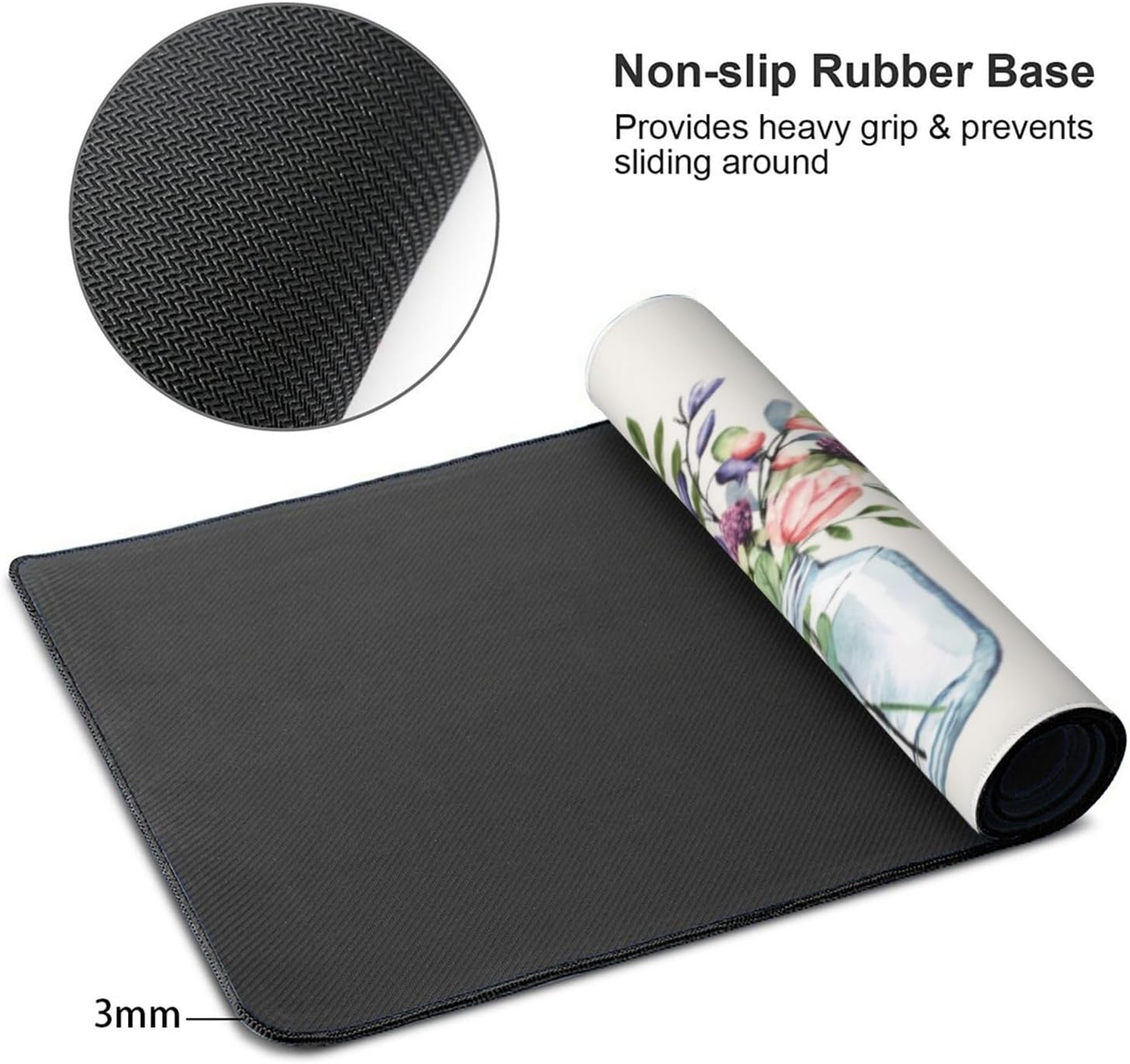 AQQA Extended Gaming Mouse Pad Cherry Blossoms Japanese XXXL Full Desk Mousepad 48" x 24", Non Slip Desk Mat with Stitched Edge Computer Keyboard Mat for Office 6 71F8IWlEwYL. AC SL1500 - northernschoolofshiatsu.co.uk