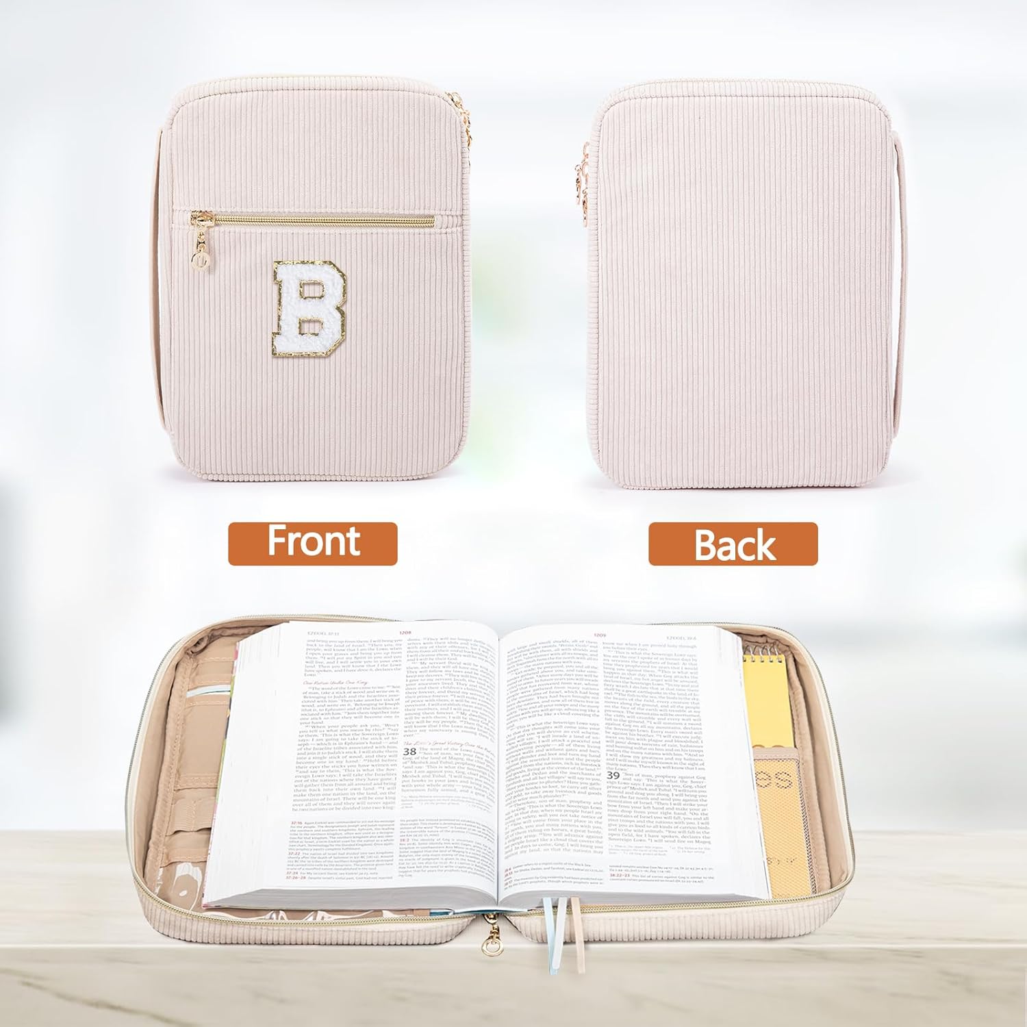 Bible Cover for Women, Initial Personalized Bible Gift - Bible Case for Men - Bible Holder - Bible Bag - Bible Carrier - Bible Carrying Case with Pockets for Bible Study Suppliers, Bible Accessories 28 71FOCNEDaML. AC SL1500 - northernschoolofshiatsu.co.uk