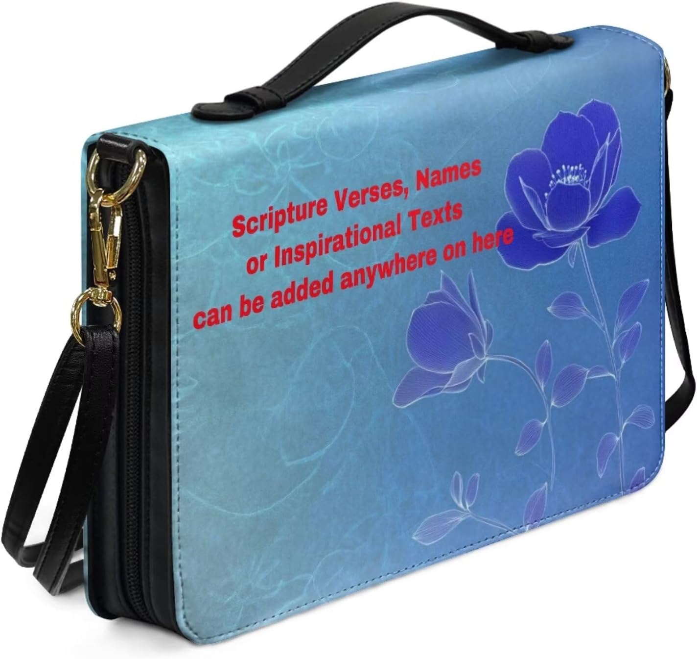 Custom Personalized PU Leather Bible Cover Case for Women,Customized Bible Cases Bible Tote Bag Bible Carrying Case Bible Carrier with Detachable Shoulder Strap,2XL 88 71FXf0hKveL. AC SL1500 - northernschoolofshiatsu.co.uk