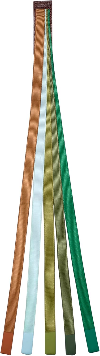 Superior Essentials Magnetic Bible Bookmark - Genuine Leather, Attachable Bible Ribbon Bookmarks for Book Lovers with 5 Colorful Strings (Forest, 1PC) 2 - northernschoolofshiatsu.co.uk