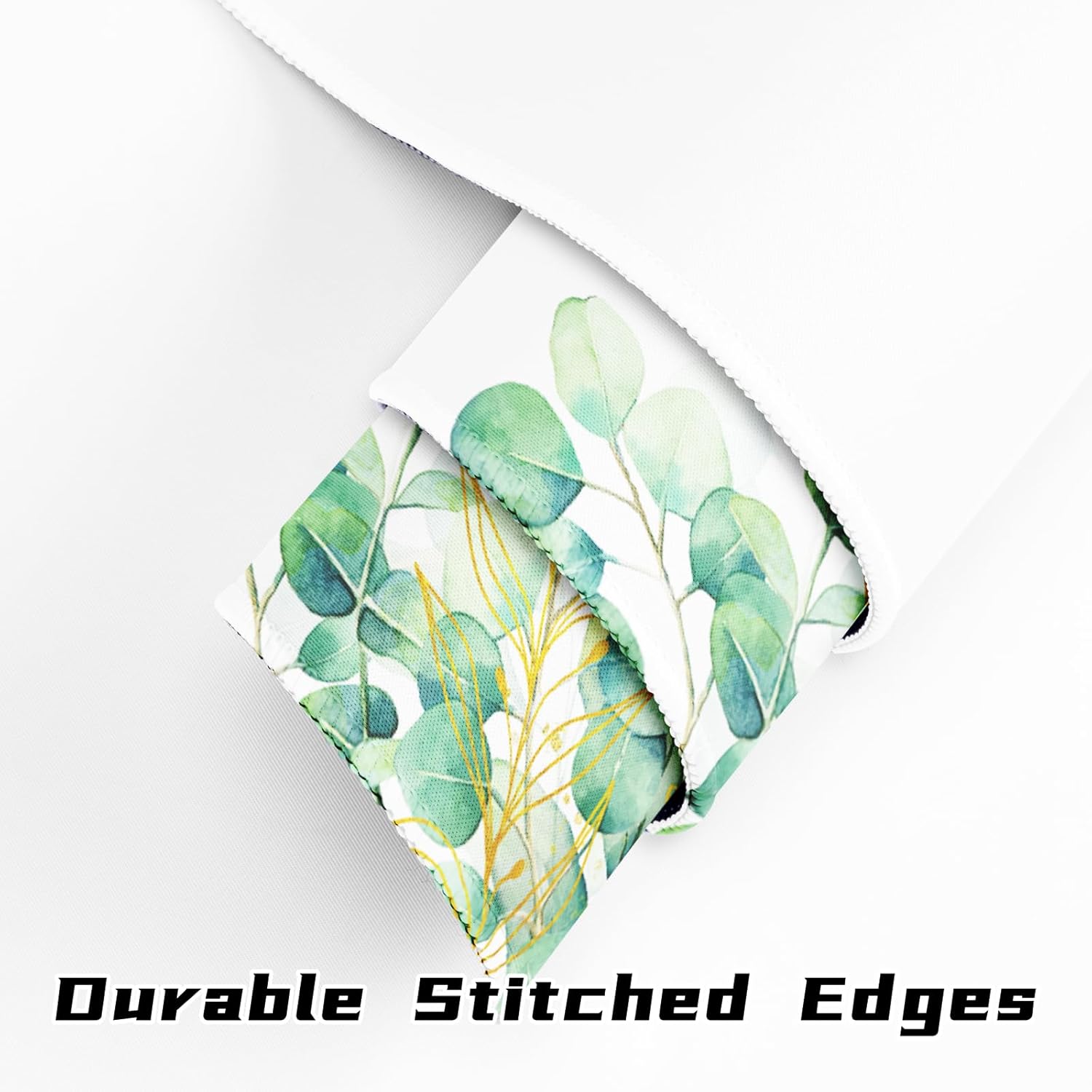 Large Mouse Pad Gaming Extended Desk Pad with Stitched Edge and Non-Slip Rubber Base Keyboard Pad for Laptop Office and Home 31.5 X 11.8 Inch,Eucalyptus Leaves 24 - northernschoolofshiatsu.co.uk