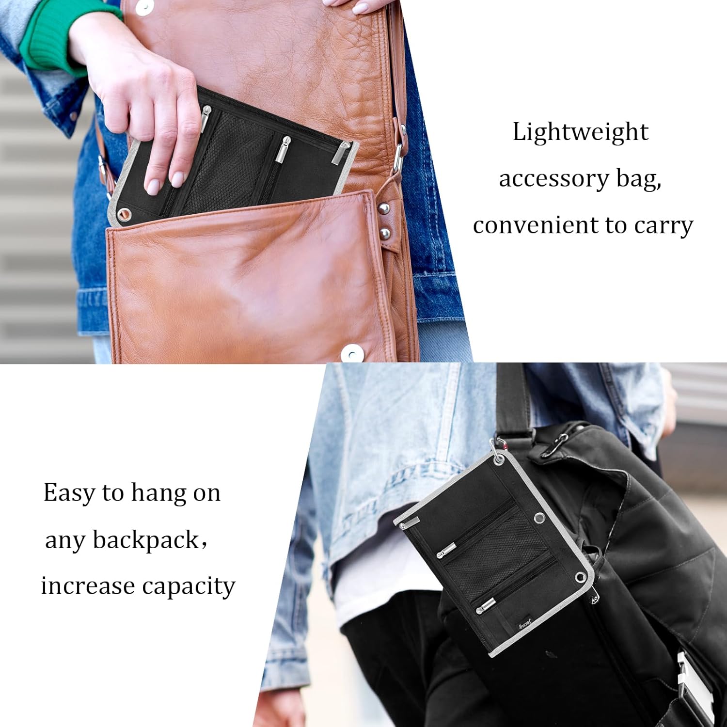 Binder Pouch for 3 Ring Binder Large Capacity Binder Pocket Black Zipper Bag Fits 3- Ring Binder Clear Window Pencil Pouch with Zipper for Office Supplies 5 71G8eMi0Q+L. AC SL1500 - northernschoolofshiatsu.co.uk