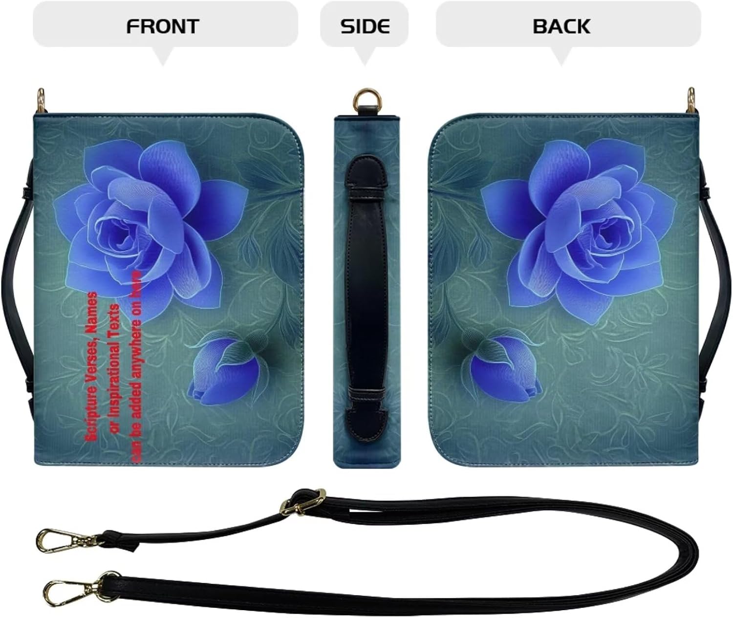 Custom Personalized PU Leather Bible Cover Case for Women,Customized Bible Cases Bible Tote Bag Bible Carrying Case Bible Carrier with Detachable Shoulder Strap,2XL 109 71GHIspgT3L. AC SL1500 - northernschoolofshiatsu.co.uk
