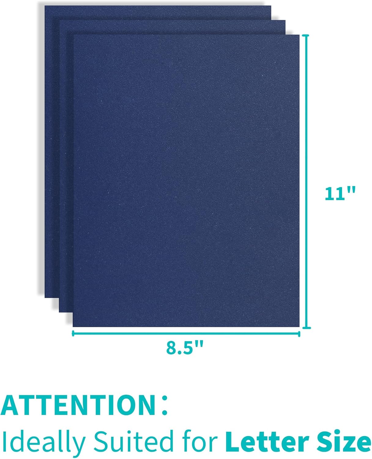 Binditek 100 Pack 12 Mil Sand-Textured Polycover - Plastic Binding Cover for Letter Size - Lightly Sanded Finish - Business Reports and Proposals - Square Corners, Un-Punched, Black 3 - northernschoolofshiatsu.co.uk