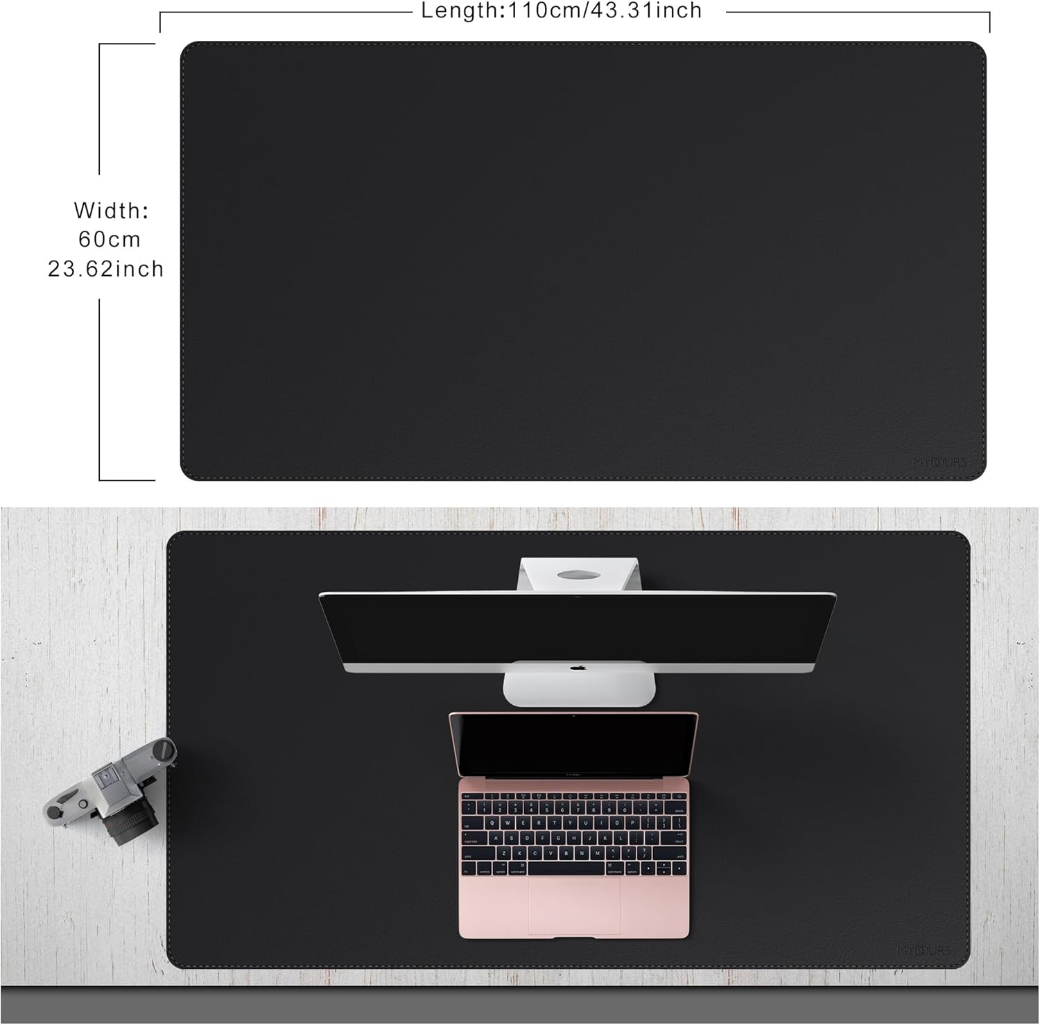 Mydours Cork & PU Leather Desk Mat, 40" x 20" Large Gaming Mouse Pad XL, Dual-Sided Portable Desk Pad Blotter, Keyboard Computer Desktop Protector for Gift Office Home (Brown) 71 71GcG USyhL. AC SL1500 - northernschoolofshiatsu.co.uk