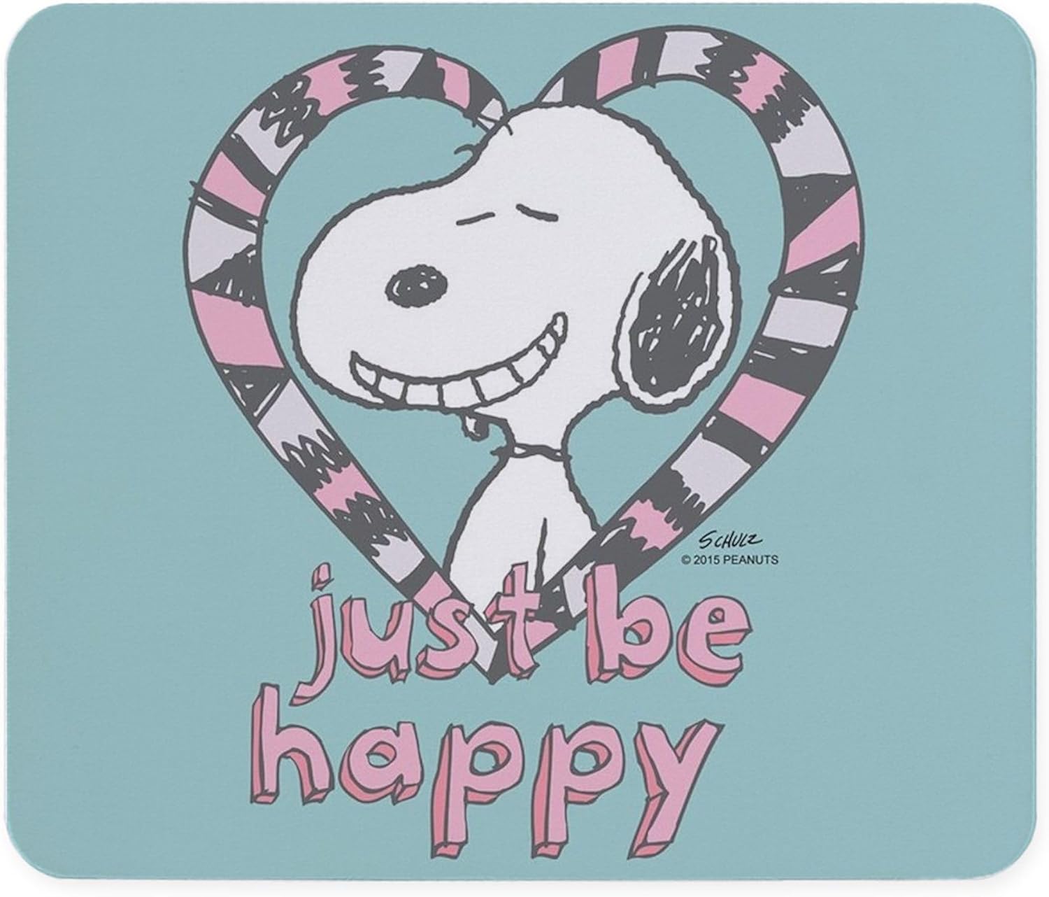 CafePress Snoopy Just Be Happy Full Bleed Mousepad Non-Slip Rubber Gaming Mousepad 1 71GymINMMEL. AC SL1500 - northernschoolofshiatsu.co.uk
