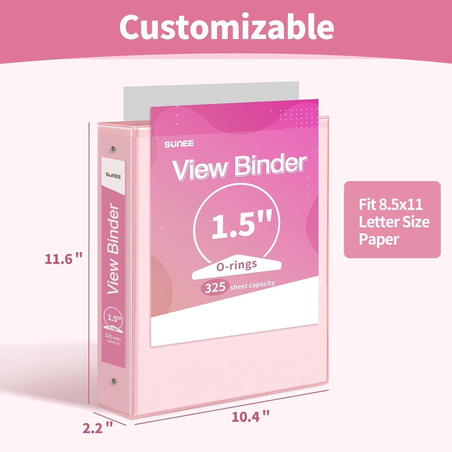 SUNEE 3 Ring Binder 1 Inch 1 Pack, Clear View Binder Three Ring PVC-Free (Fit 8.5x11 Inches) for School Binder or Office Binder Supplies, Purple Binder 98 71H3pi7WQsL. AC SL1500 - northernschoolofshiatsu.co.uk