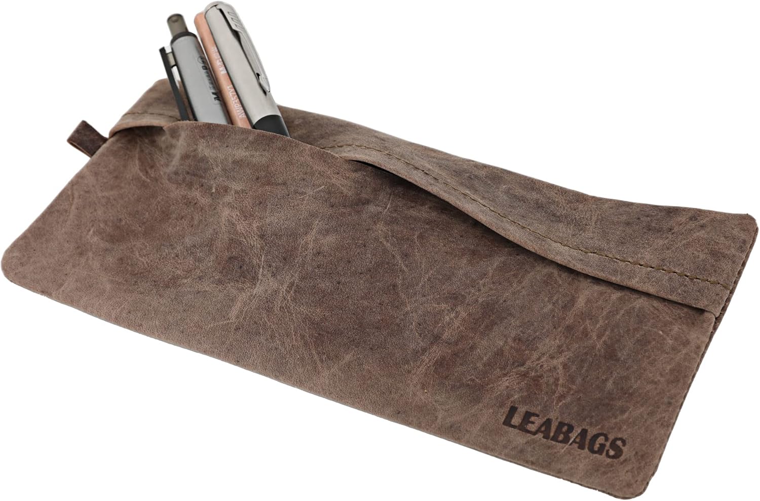 LEABAGS Leather Pencil Case - Genuine Leather Pencil Pouch Fort Vaux - Pen Case for Adults Men Women Work University 24 71HK8C2uQIL. AC SL1500 - northernschoolofshiatsu.co.uk