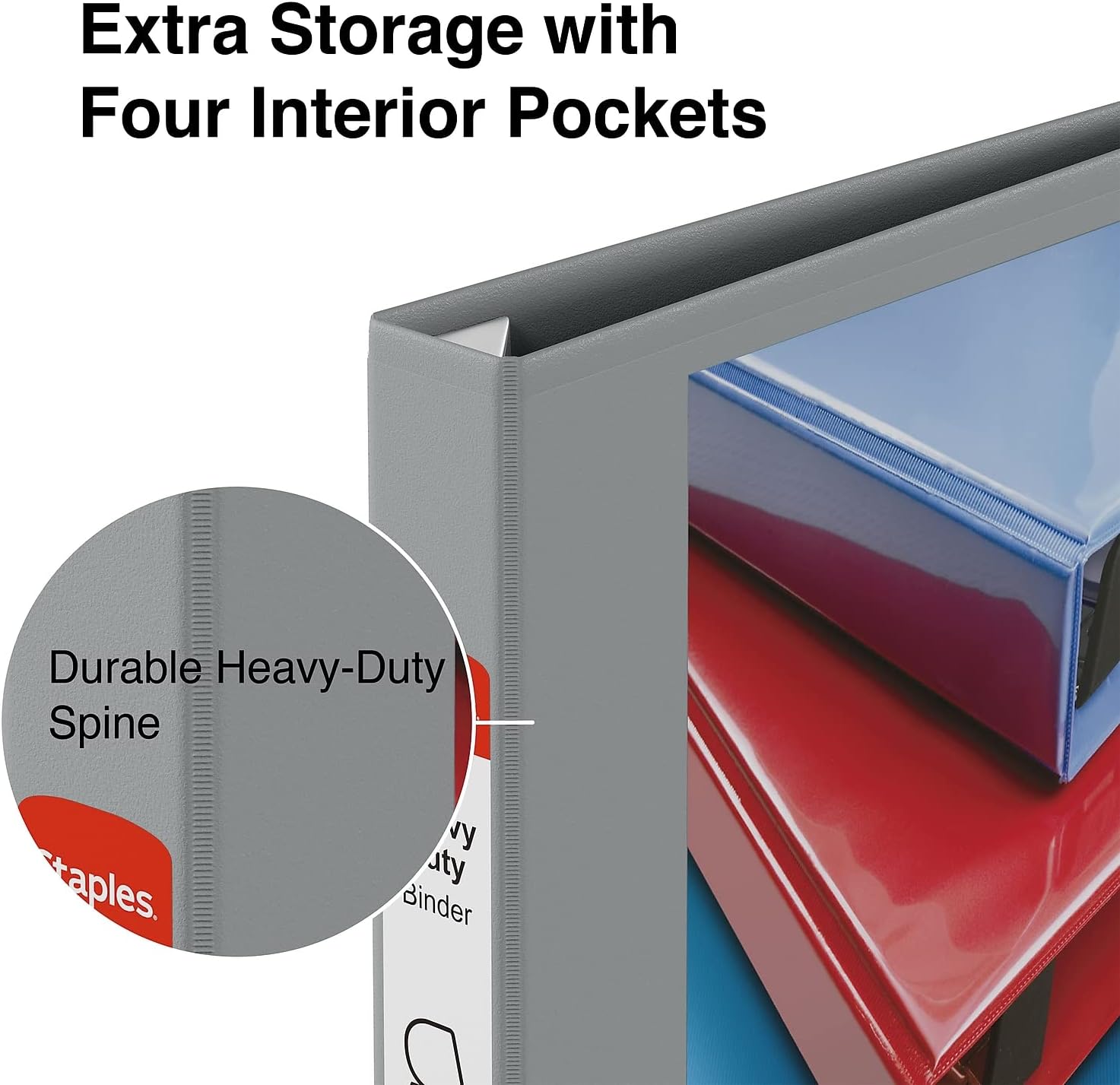 Staples 976049 Heavy-Duty 4-Inch D 3-Ring View Binder Navy Blue (26372) 37 71HKiVpLqcL. AC SL1500 - northernschoolofshiatsu.co.uk
